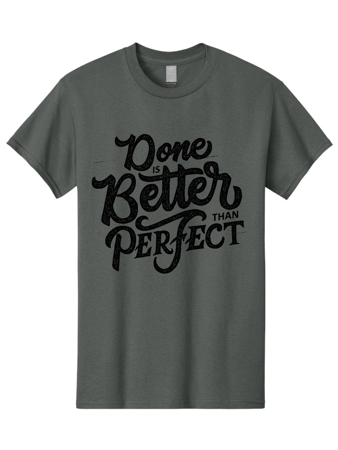 Done-Is-Better-Than-Perfect-1 Men'S Graphic Tee, 100% Cotton, Comfortable Casual Summer Wear, Machine Washable, Motivational Quote, Productivity, Task Completion, Perfectionism, Done Is Better, Self-Improvement, Productivity Tips, Aab245 14