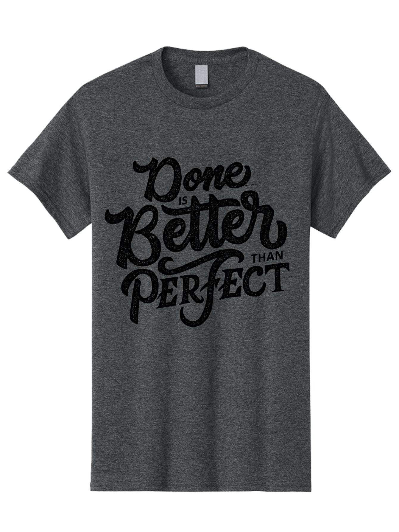 Done-Is-Better-Than-Perfect-1 Men'S Graphic Tee, 100% Cotton, Comfortable Casual Summer Wear, Machine Washable, Motivational Quote, Productivity, Task Completion, Perfectionism, Done Is Better, Self-Improvement, Productivity Tips, Aab245 9