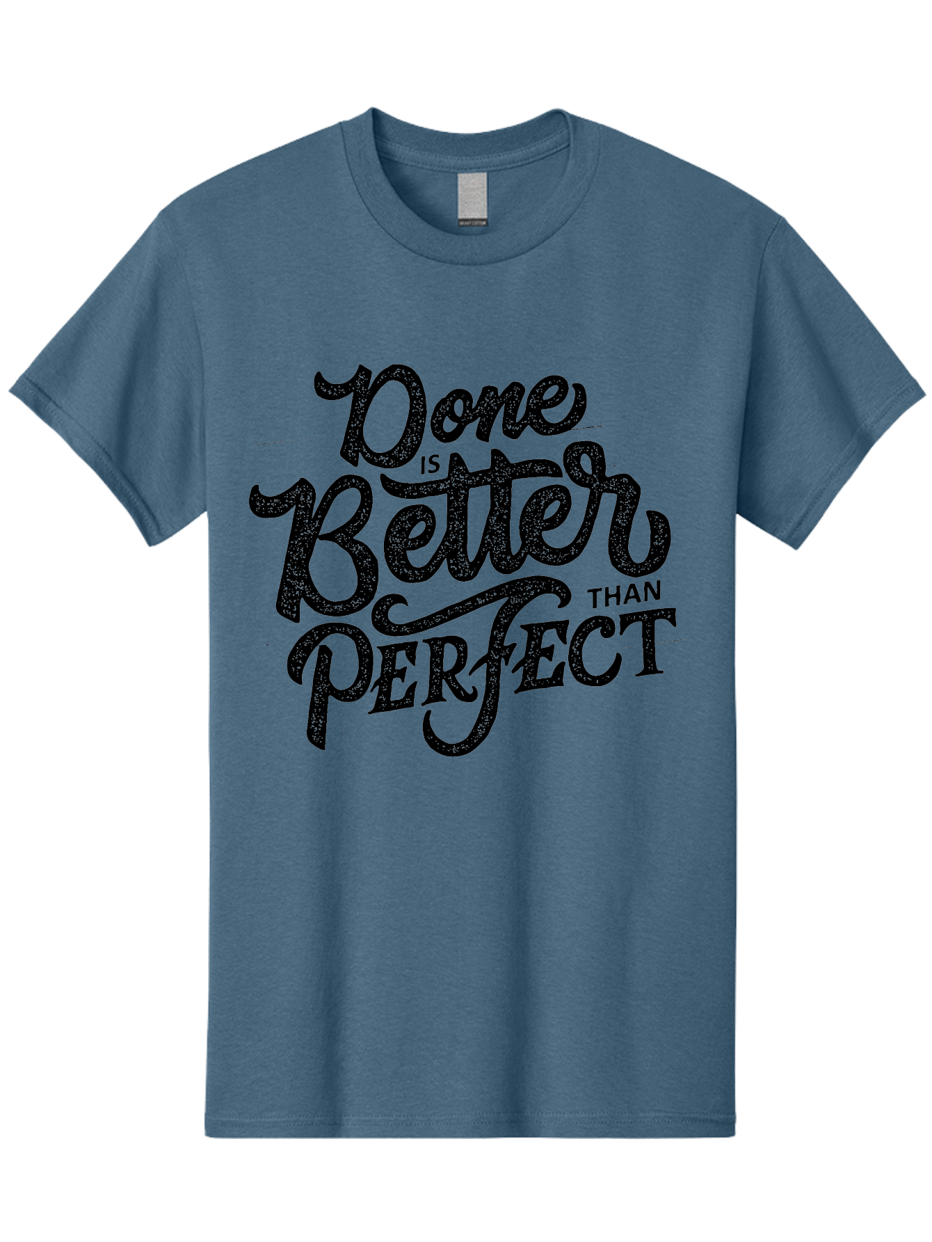 Done-Is-Better-Than-Perfect-1 Men'S Graphic Tee, 100% Cotton, Comfortable Casual Summer Wear, Machine Washable, Motivational Quote, Productivity, Task Completion, Perfectionism, Done Is Better, Self-Improvement, Productivity Tips, Aab245 11