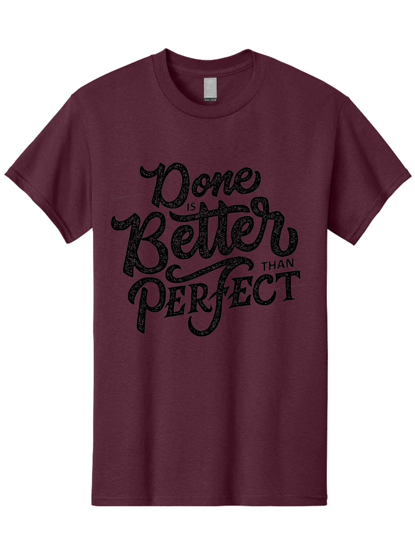 Done-Is-Better-Than-Perfect-1 Men'S Graphic Tee, 100% Cotton, Comfortable Casual Summer Wear, Machine Washable, Motivational Quote, Productivity, Task Completion, Perfectionism, Done Is Better, Self-Improvement, Productivity Tips, Aab245 13