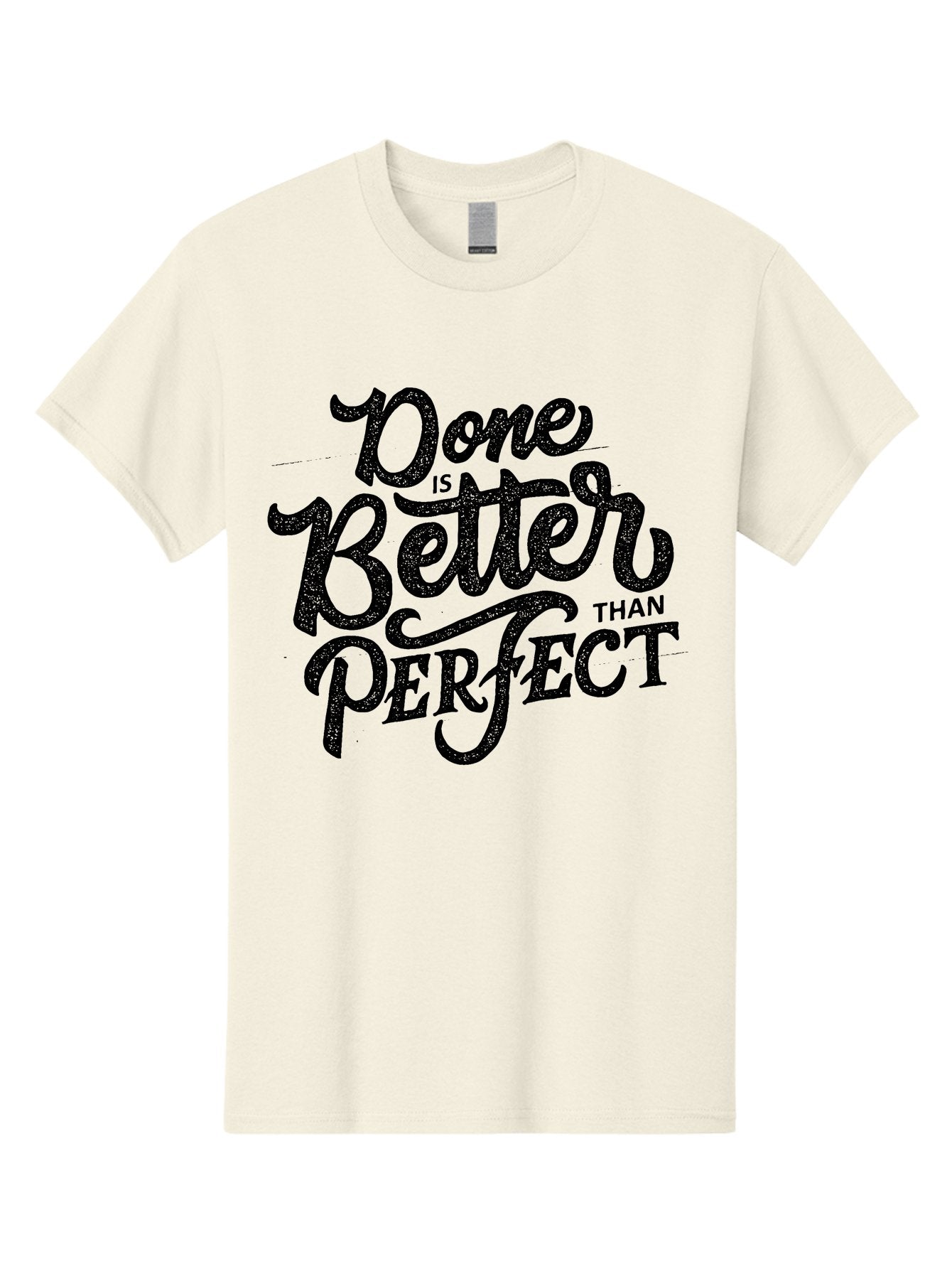Done-Is-Better-Than-Perfect-1 Men'S Graphic Tee, 100% Cotton, Comfortable Casual Summer Wear, Machine Washable, Motivational Quote, Productivity, Task Completion, Perfectionism, Done Is Better, Self-Improvement, Productivity Tips, Aab245 10