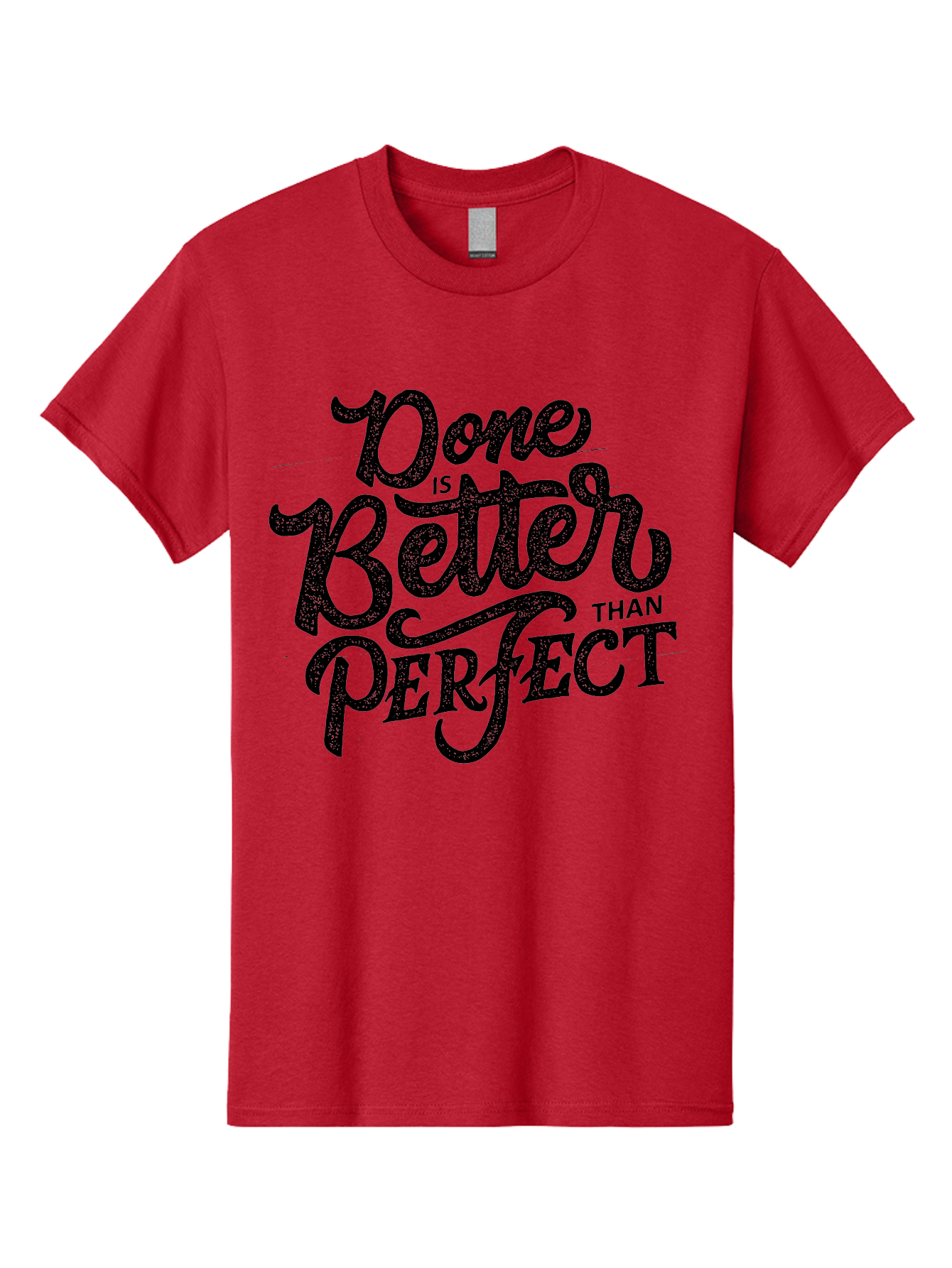Done-Is-Better-Than-Perfect-1 Men'S Graphic Tee, 100% Cotton, Comfortable Casual Summer Wear, Machine Washable, Motivational Quote, Productivity, Task Completion, Perfectionism, Done Is Better, Self-Improvement, Productivity Tips, Aab245 23