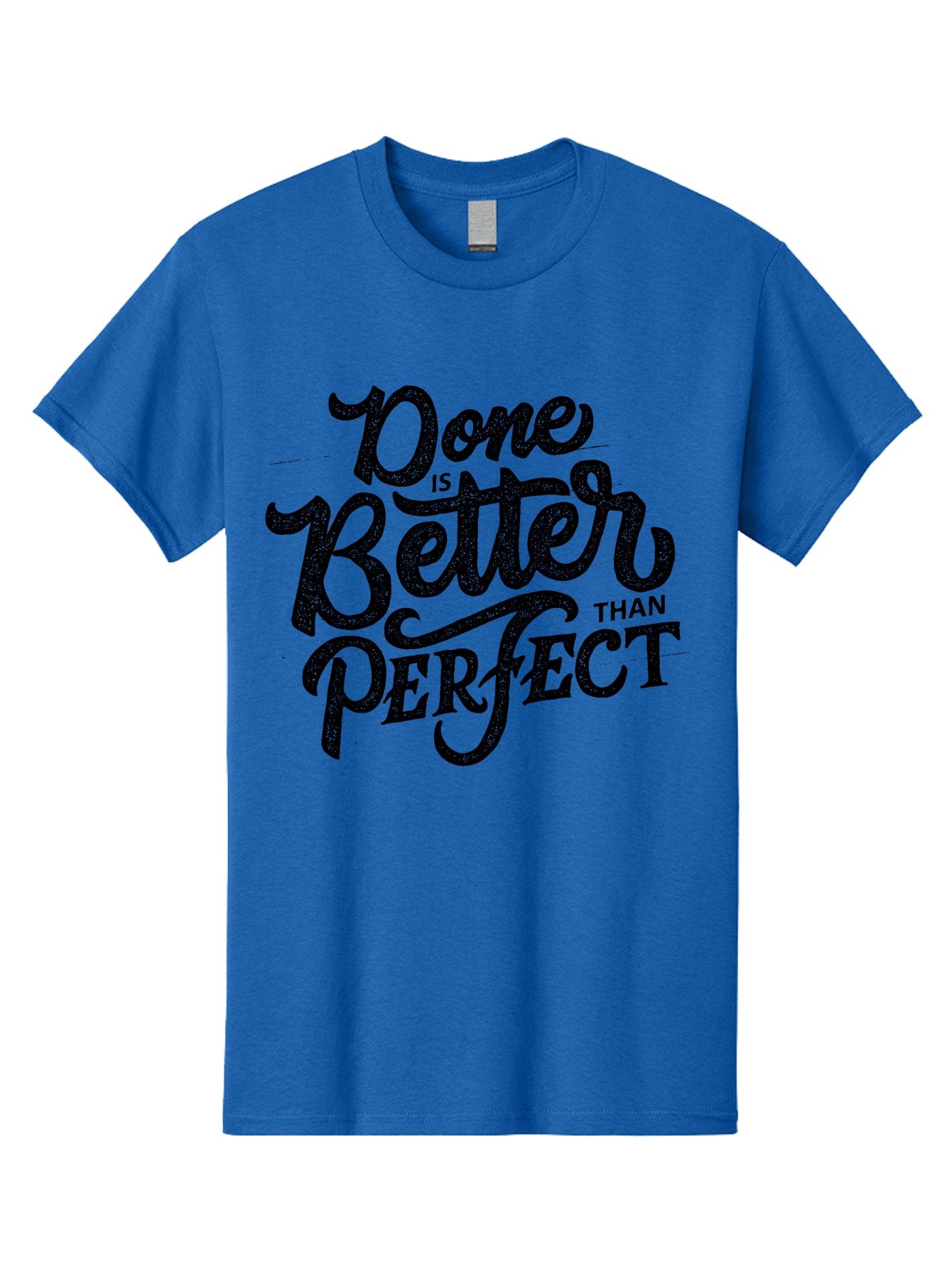 Done-Is-Better-Than-Perfect-1 Men'S Graphic Tee, 100% Cotton, Comfortable Casual Summer Wear, Machine Washable, Motivational Quote, Productivity, Task Completion, Perfectionism, Done Is Better, Self-Improvement, Productivity Tips, Aab245 6