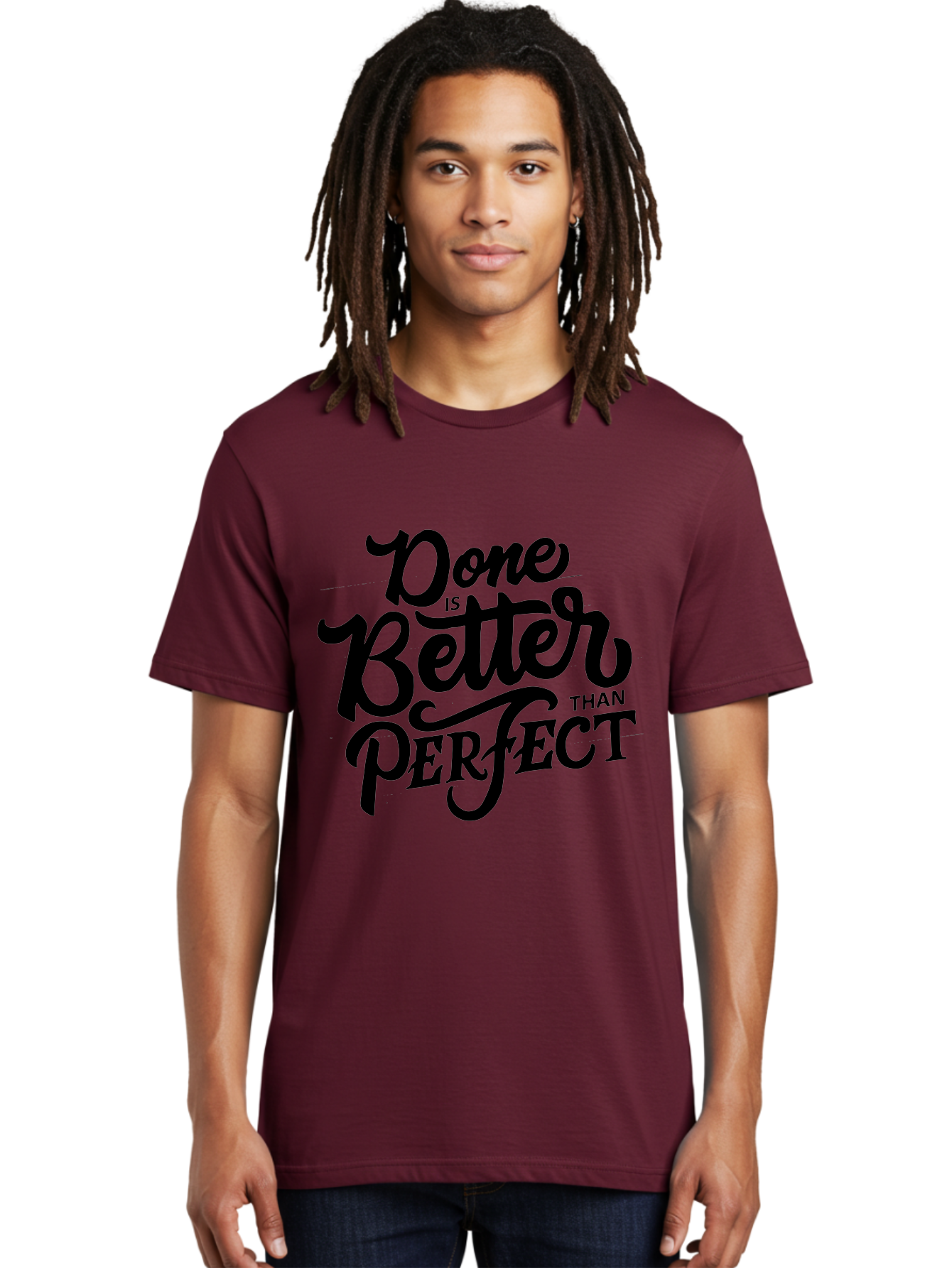 Done-Is-Better-Than-Perfect Men'S Graphic Tee, 100% Cotton, Comfortable Casual Summer Wear, Machine Washable, Motivational Quote, Productivity, Success, Inspiration, Done Is Better Than Perfect, Business, Creativity, Productivity Tips, Aab246 14