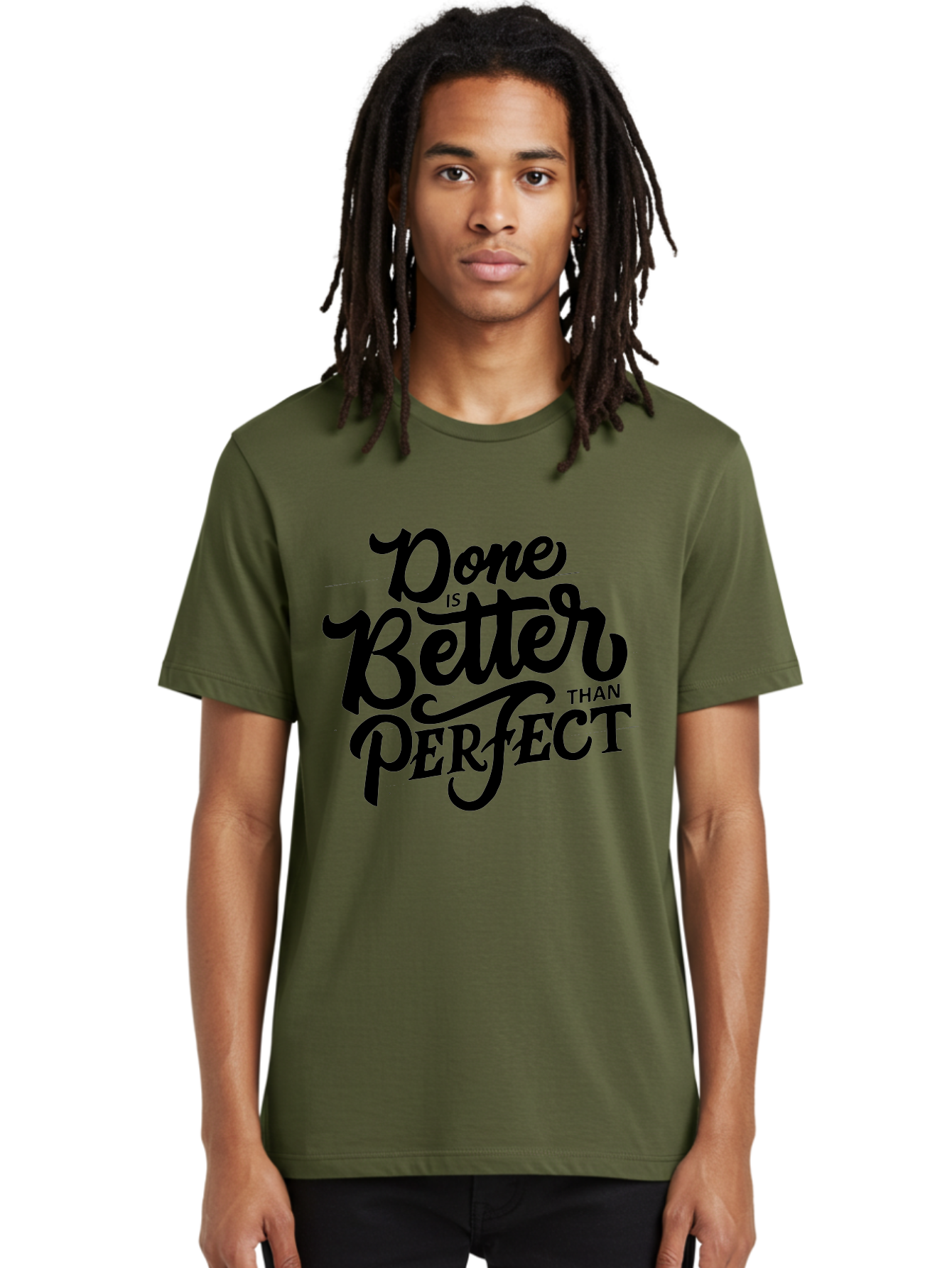 Done-Is-Better-Than-Perfect Men'S Graphic Tee, 100% Cotton, Comfortable Casual Summer Wear, Machine Washable, Motivational Quote, Productivity, Success, Inspiration, Done Is Better Than Perfect, Business, Creativity, Productivity Tips, Aab246 16