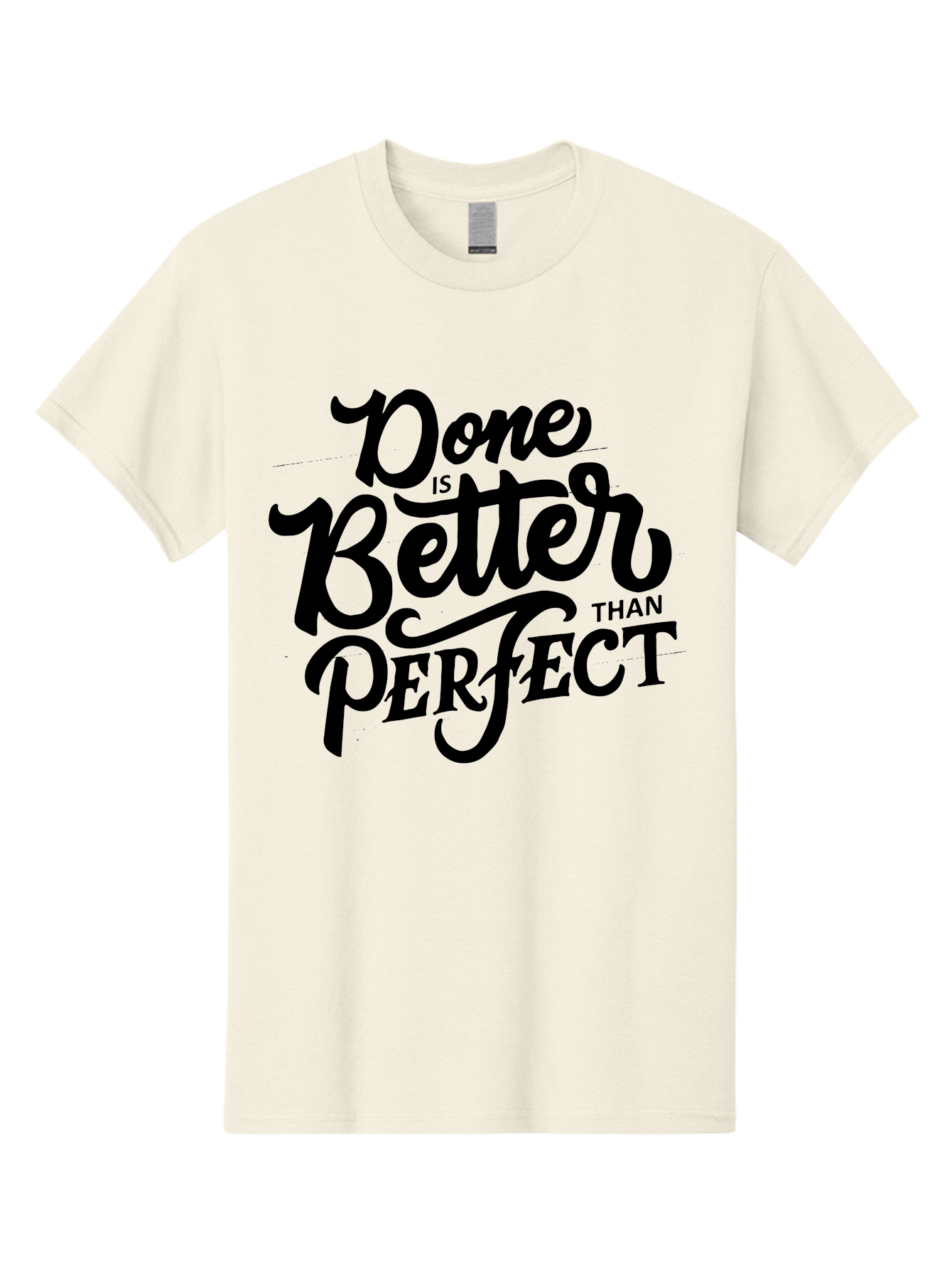 Done-Is-Better-Than-Perfect Men'S Graphic Tee, 100% Cotton, Comfortable Casual Summer Wear, Machine Washable, Motivational Quote, Productivity, Success, Inspiration, Done Is Better Than Perfect, Business, Creativity, Productivity Tips, Aab246 17