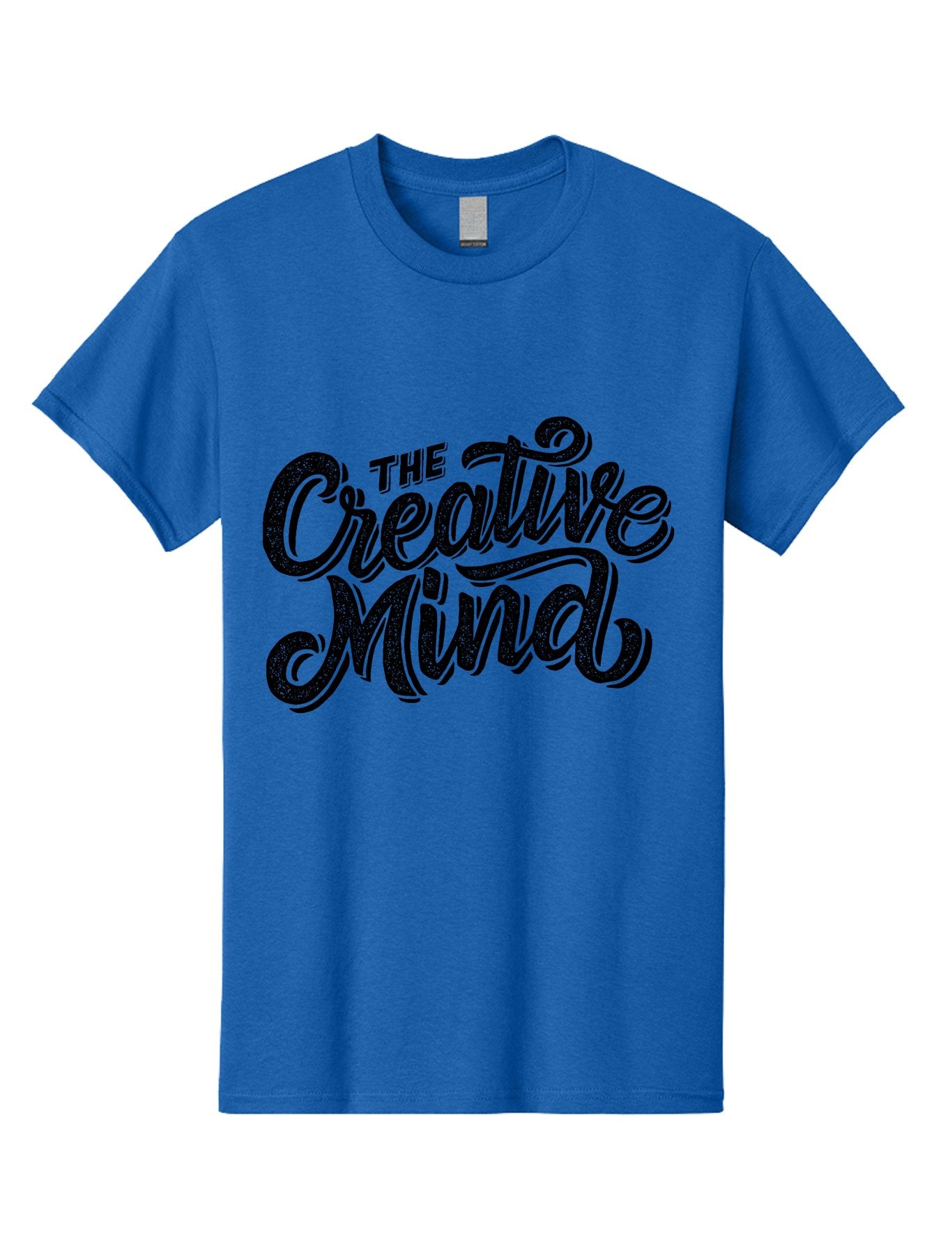 The-Creative-Mind Men'S Graphic Tee, 100% Cotton, Comfortable Casual Summer Wear, Machine Washable, Creative Thinking, Artistic Expression, Imagination, Inspiration, Motivational Quote, Artistic Typography, Creative Design Aab254 15