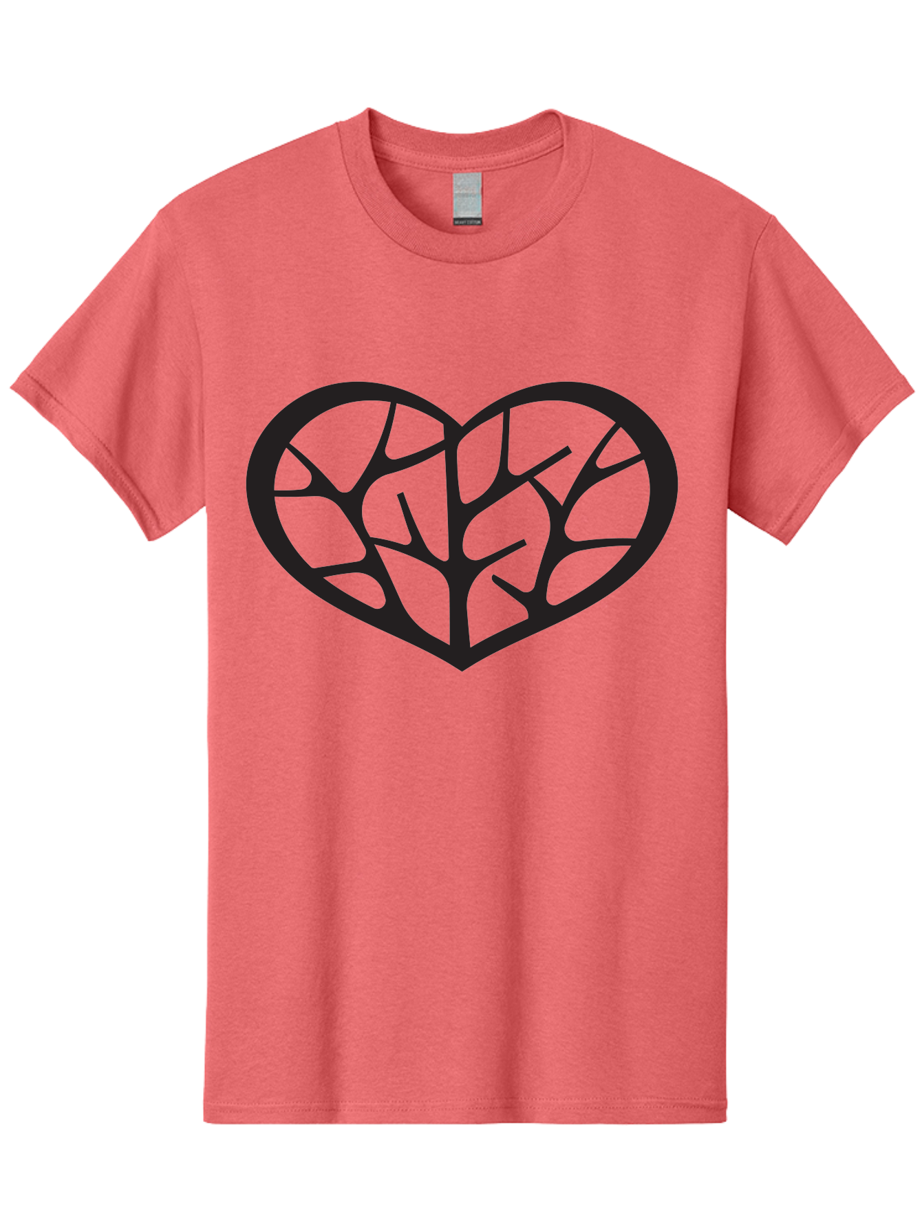 Brain-Heart Men'S Graphic Tee, 100% Cotton, Comfortable Casual Summer Wear, Machine Washable, Brain And Heart, Love And Intelligence, Harmony, Unity, Creativity, Brain-Heart Connection, Heart-Brain Balance, Emotional Intelligence Aab258 25