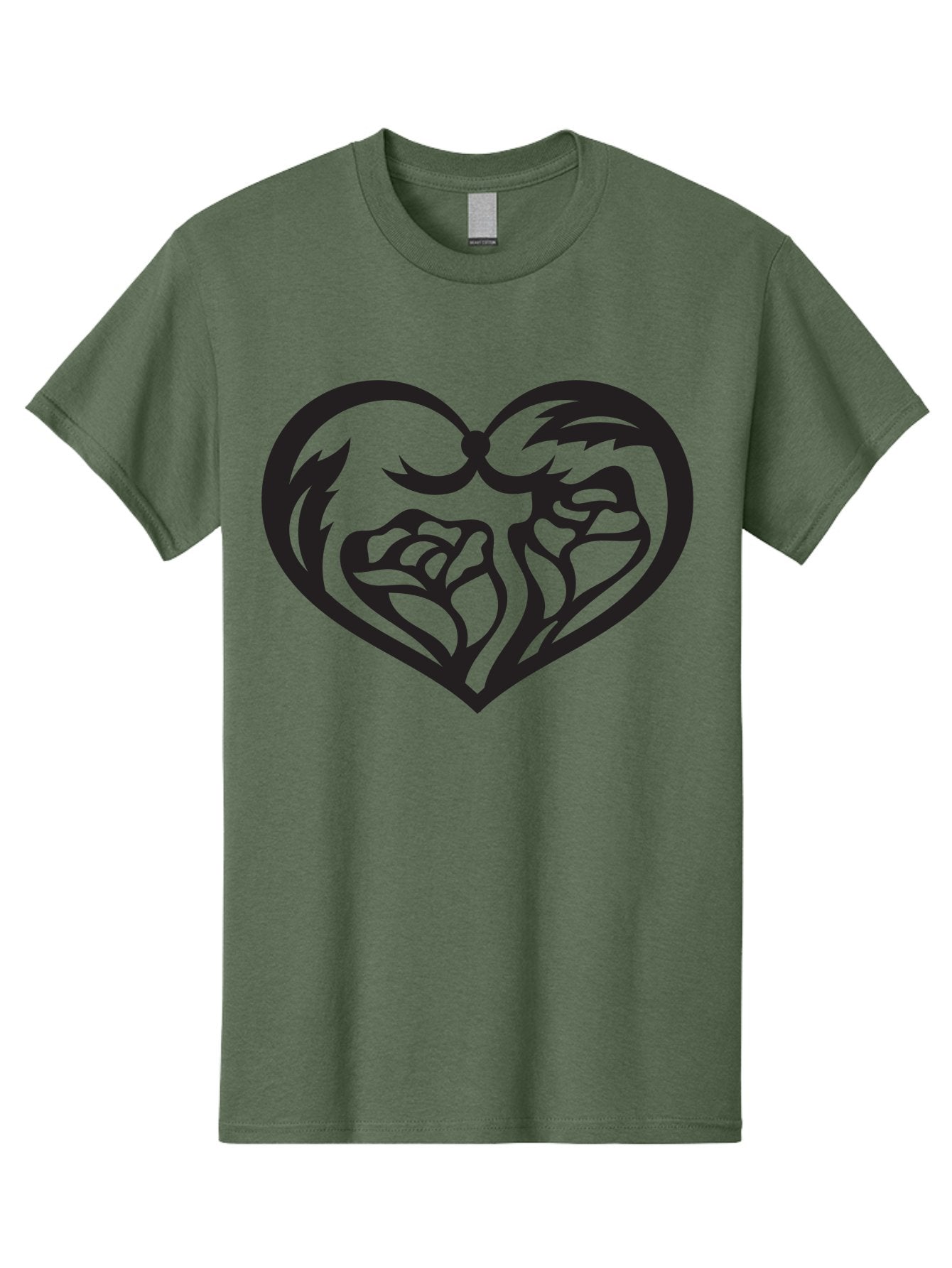 Clenched-Fists-Heart Men'S Graphic Tee, 100% Cotton, Comfortable Casual Summer Wear, Machine Washable, Clenched Fists, Heart Symbol, Strength, Power Symbol, Boxing Gloves, Aggression, Boxing Inspiration, Heart Art, Fist Bump Symbol, Aab260 6