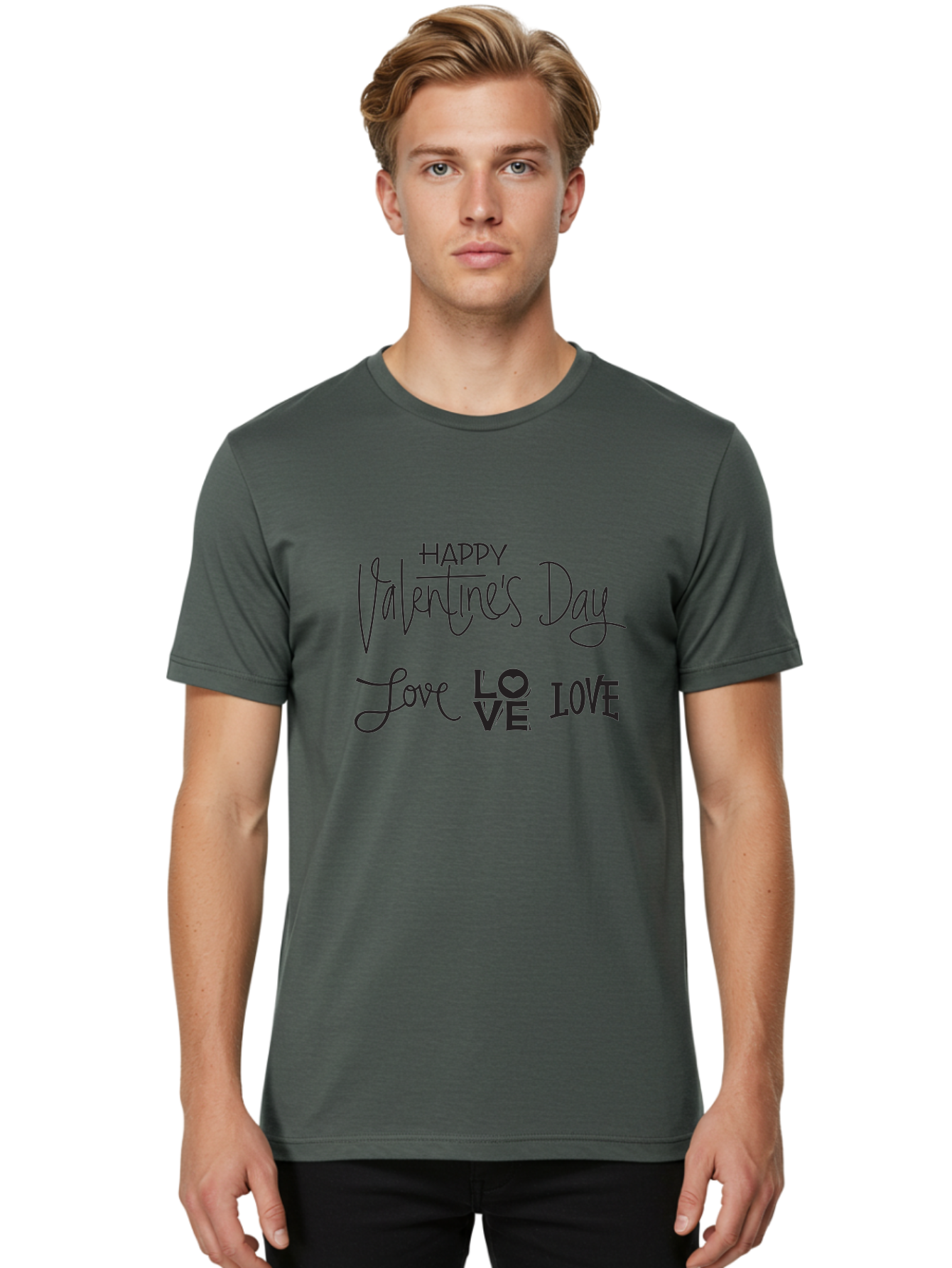 Happy-Valentine-S-Day-1 Men'S Graphic Tee, 100% Cotton, Comfortable Casual Summer Wear, Machine Washable, Happy Valentines Day, Love Messages, Valentines Day Wishes, Love Quotes, Valentines Day Greetings, Romantic Wishes, Love Expression Aab271 10