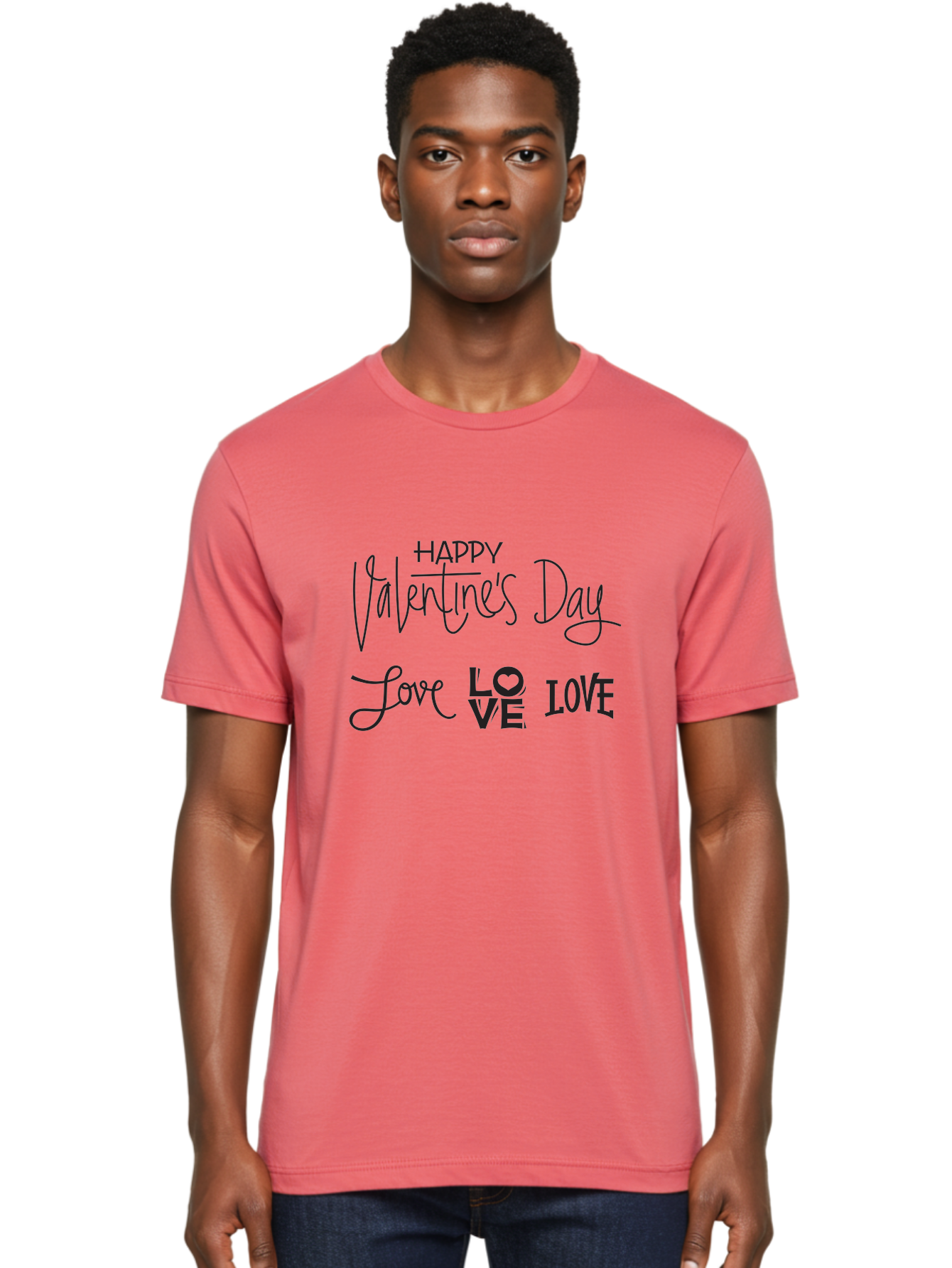 Happy-Valentine-S-Day-1 Men'S Graphic Tee, 100% Cotton, Comfortable Casual Summer Wear, Machine Washable, Happy Valentines Day, Love Messages, Valentines Day Wishes, Love Quotes, Valentines Day Greetings, Romantic Wishes, Love Expression Aab271 30