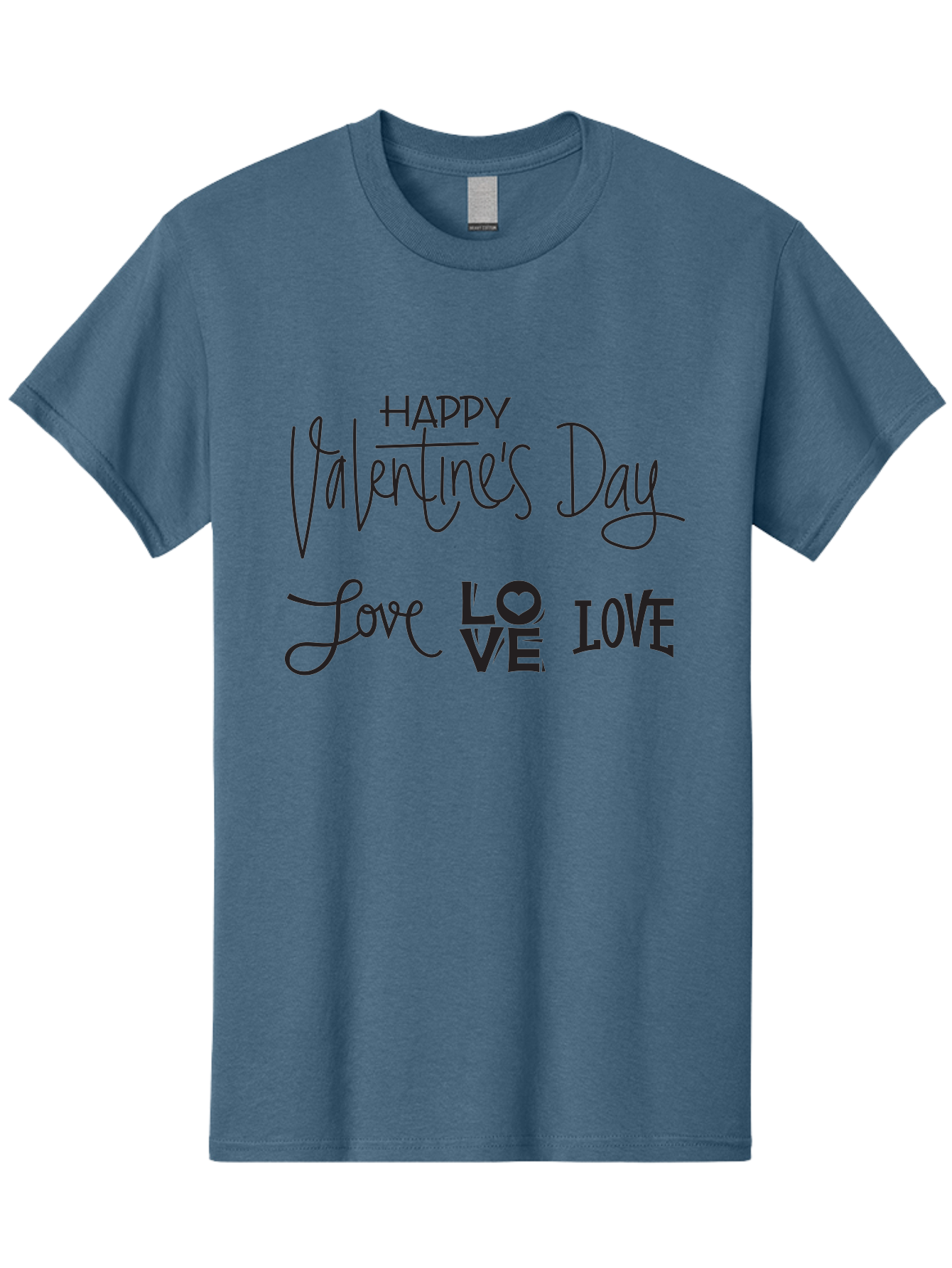 Happy-Valentine-S-Day-1 Men'S Graphic Tee, 100% Cotton, Comfortable Casual Summer Wear, Machine Washable, Happy Valentines Day, Love Messages, Valentines Day Wishes, Love Quotes, Valentines Day Greetings, Romantic Wishes, Love Expression Aab271 27