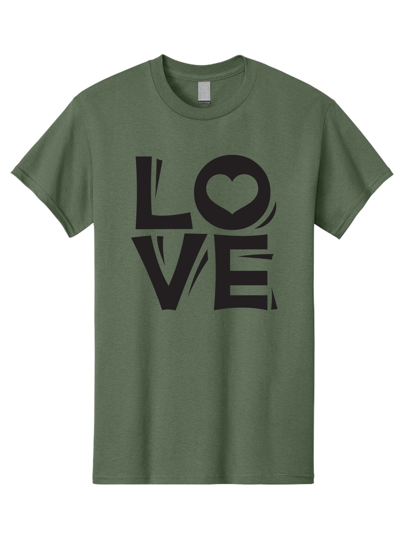 Love-1 Men'S Graphic Tee, 100% Cotton, Comfortable Casual Summer Wear, Machine Washable, Love Typography, Heart Symbol, Black Lettering, Bold Font, Quirky Design, Love Message, Abstract Art, Modern Style Aab289 12