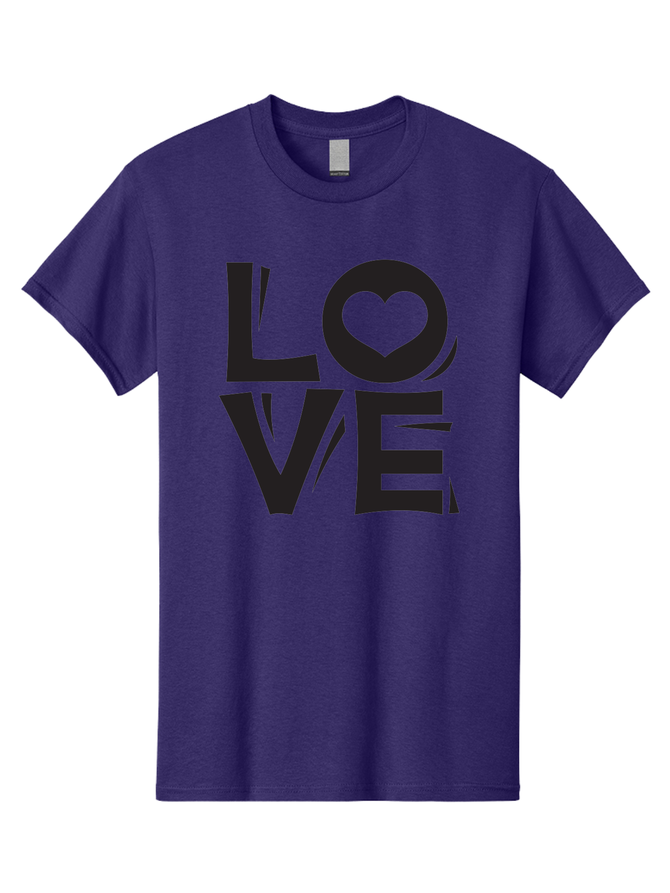 Love-1 Men'S Graphic Tee, 100% Cotton, Comfortable Casual Summer Wear, Machine Washable, Love Typography, Heart Symbol, Black Lettering, Bold Font, Quirky Design, Love Message, Abstract Art, Modern Style Aab289