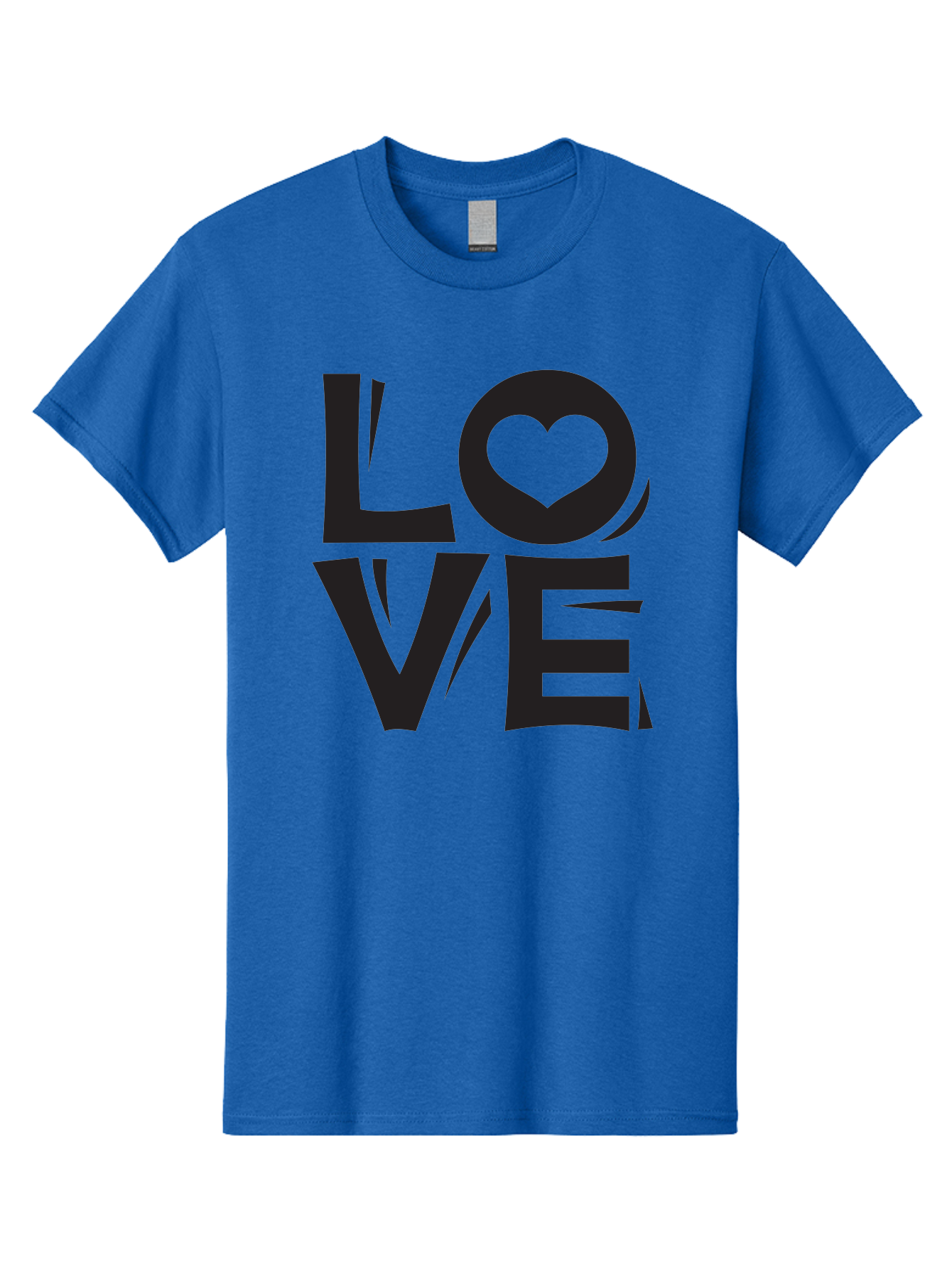 Love-1 Men'S Graphic Tee, 100% Cotton, Comfortable Casual Summer Wear, Machine Washable, Love Typography, Heart Symbol, Black Lettering, Bold Font, Quirky Design, Love Message, Abstract Art, Modern Style Aab289 9