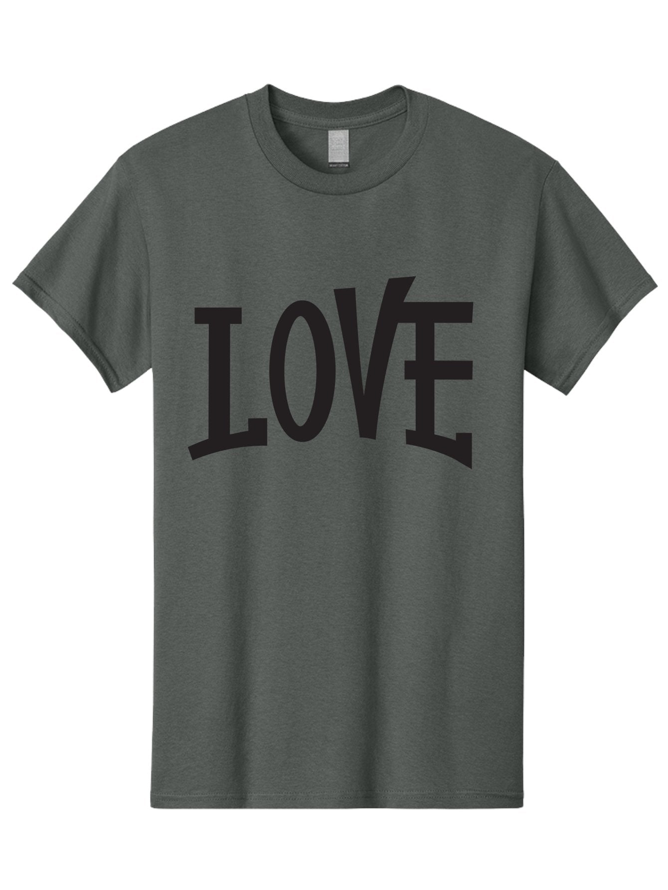 Love-2 Men'S Graphic Tee, 100% Cotton, Comfortable Casual Summer Wear, Machine Washable, Love Typography, Black Font, Bold Letters, Emotional Words, Heartfelt Expression, Love Quote, Typographic Art Aab290 10