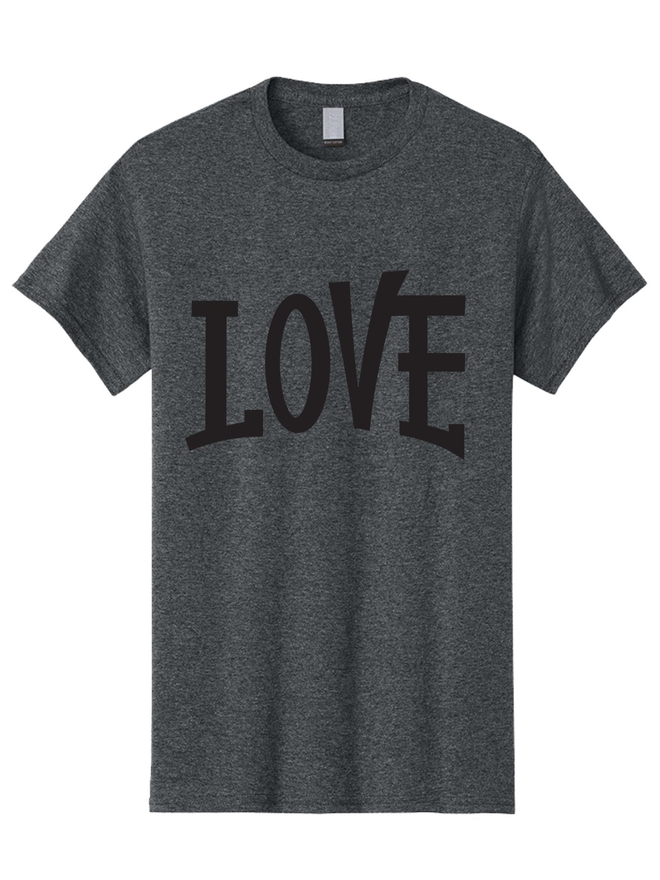 Love-2 Men'S Graphic Tee, 100% Cotton, Comfortable Casual Summer Wear, Machine Washable, Love Typography, Black Font, Bold Letters, Emotional Words, Heartfelt Expression, Love Quote, Typographic Art Aab290 14