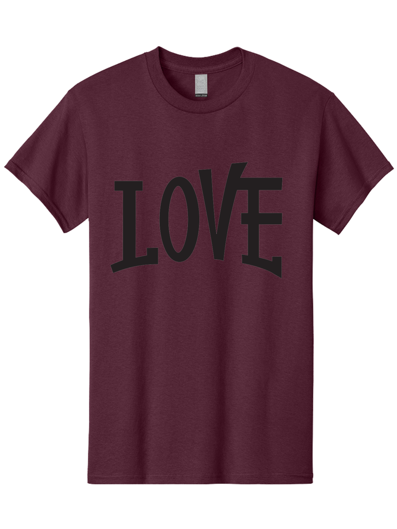 Love-2 Men'S Graphic Tee, 100% Cotton, Comfortable Casual Summer Wear, Machine Washable, Love Typography, Black Font, Bold Letters, Emotional Words, Heartfelt Expression, Love Quote, Typographic Art Aab290 29