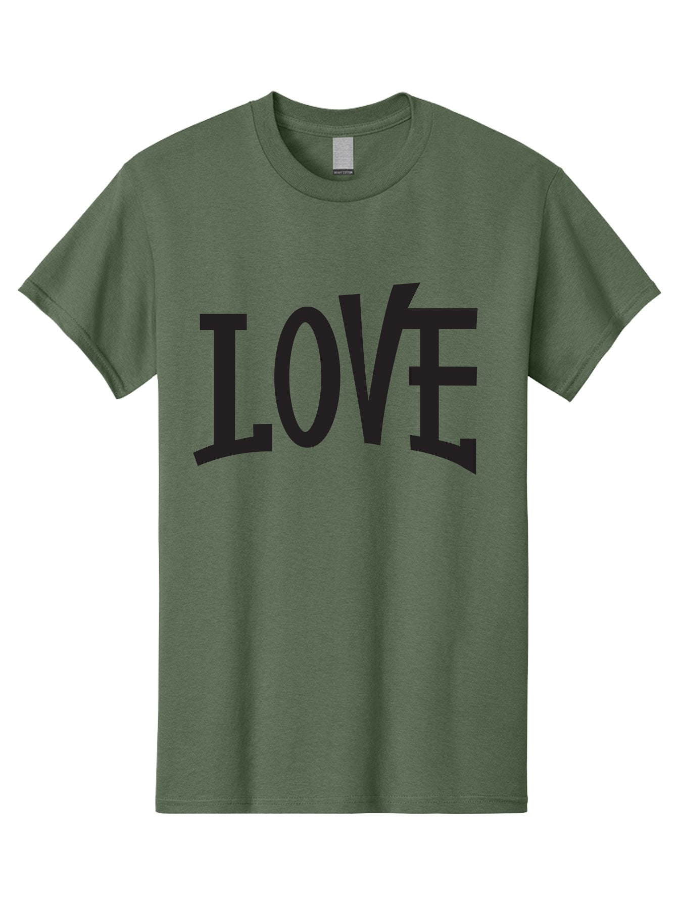 Love-2 Men'S Graphic Tee, 100% Cotton, Comfortable Casual Summer Wear, Machine Washable, Love Typography, Black Font, Bold Letters, Emotional Words, Heartfelt Expression, Love Quote, Typographic Art Aab290 4