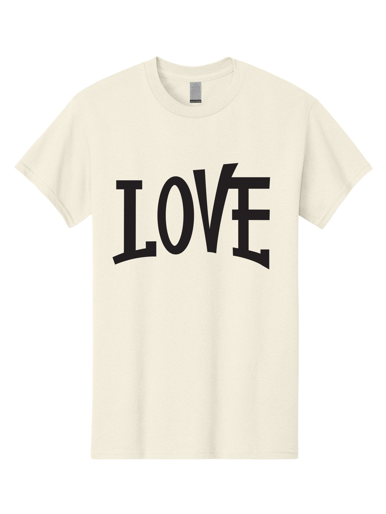Love-2 Men'S Graphic Tee, 100% Cotton, Comfortable Casual Summer Wear, Machine Washable, Love Typography, Black Font, Bold Letters, Emotional Words, Heartfelt Expression, Love Quote, Typographic Art Aab290 6