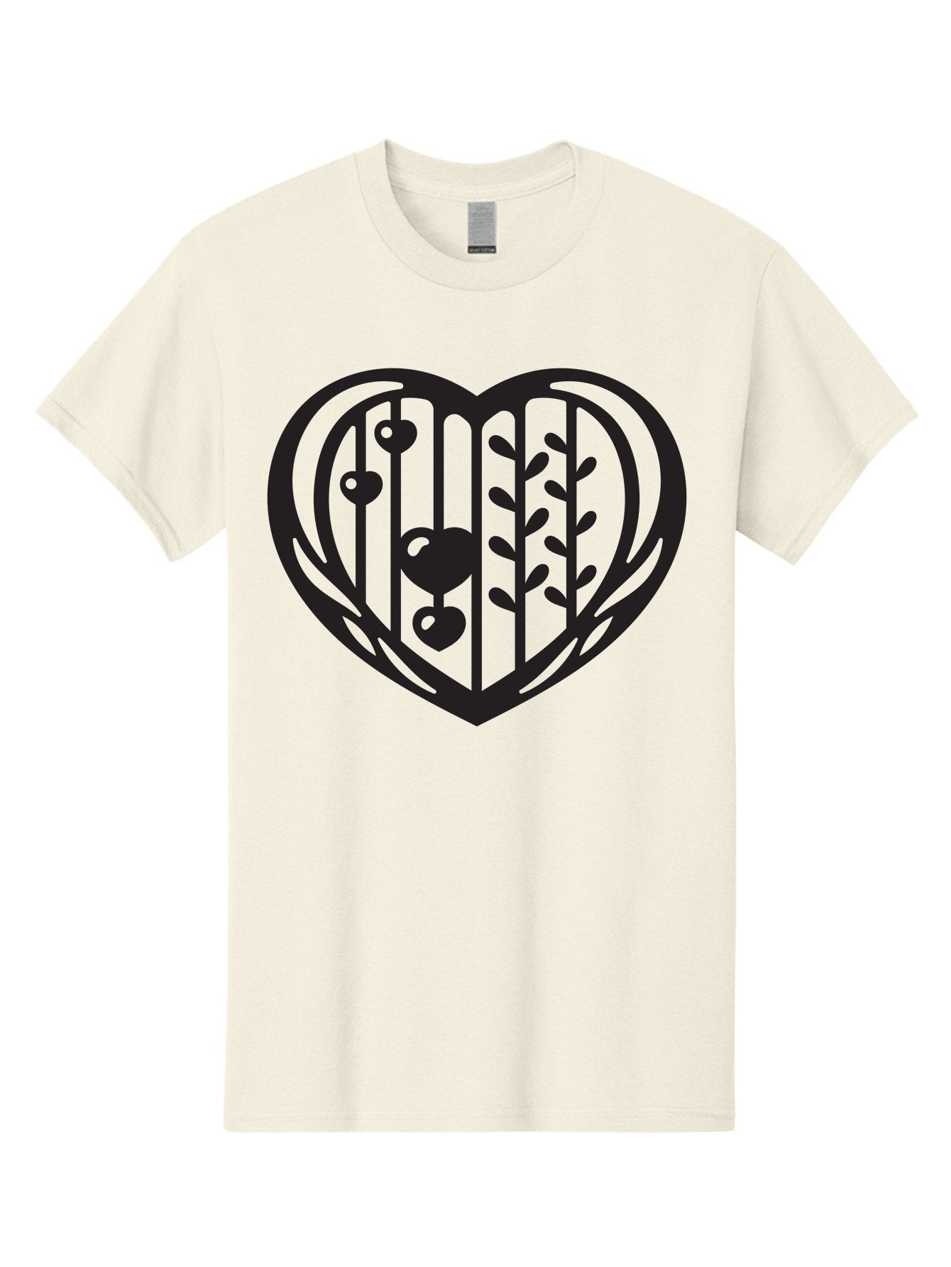 Mobile-Cage-Heart Men'S Graphic Tee, 100% Cotton, Comfortable Casual Summer Wear, Machine Washable, Heart-Shaped Cage, Bird Trapped, Love Symbol, Restricted Freedom, Emotional Confinement, Symbol Of Love, Heart, Birdcage Aab295 8