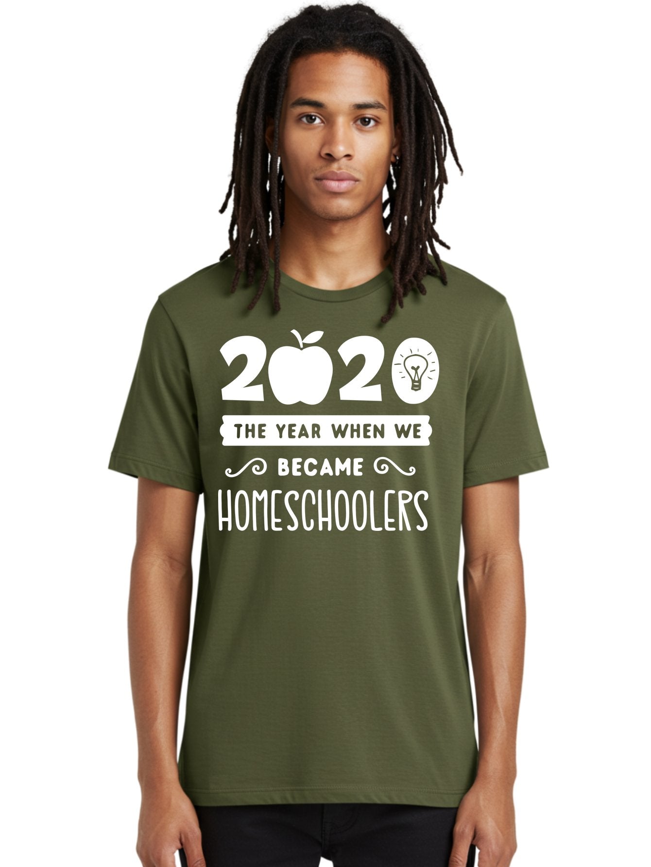 2020-The-Year-When-We-Became-Homeschoolers-1 Men'S Graphic Tee, 100% Cotton, Comfortable Casual Summer Wear, Machine Washable, Homeschooling, Online Learning, Covid-19, 2020, Education, Homeschoolers, Alternative Schooling, Home Education, Aab309 29