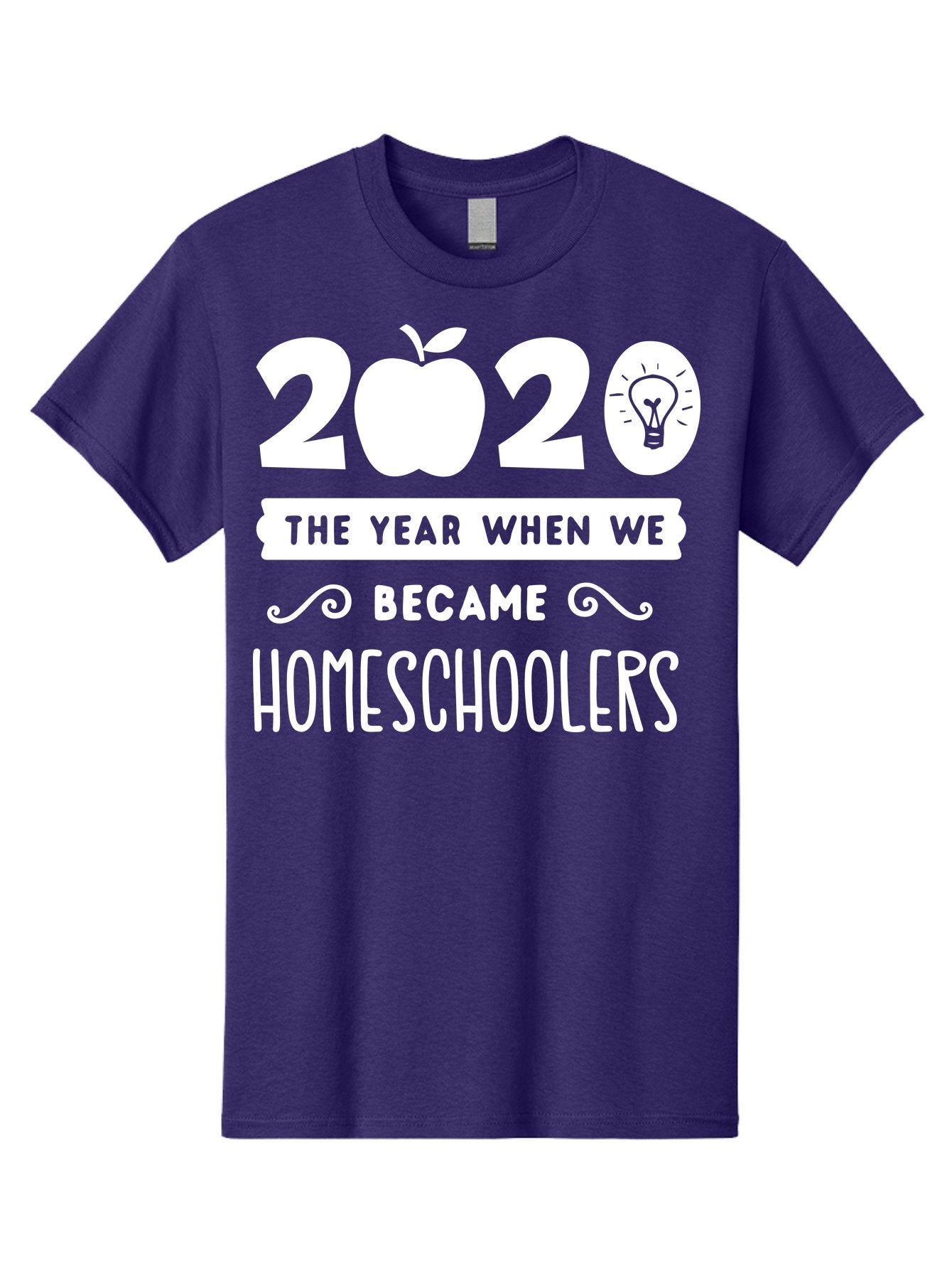 2020-The-Year-When-We-Became-Homeschoolers-1 Men'S Graphic Tee, 100% Cotton, Comfortable Casual Summer Wear, Machine Washable, Homeschooling, Online Learning, Covid-19, 2020, Education, Homeschoolers, Alternative Schooling, Home Education, Aab309 9