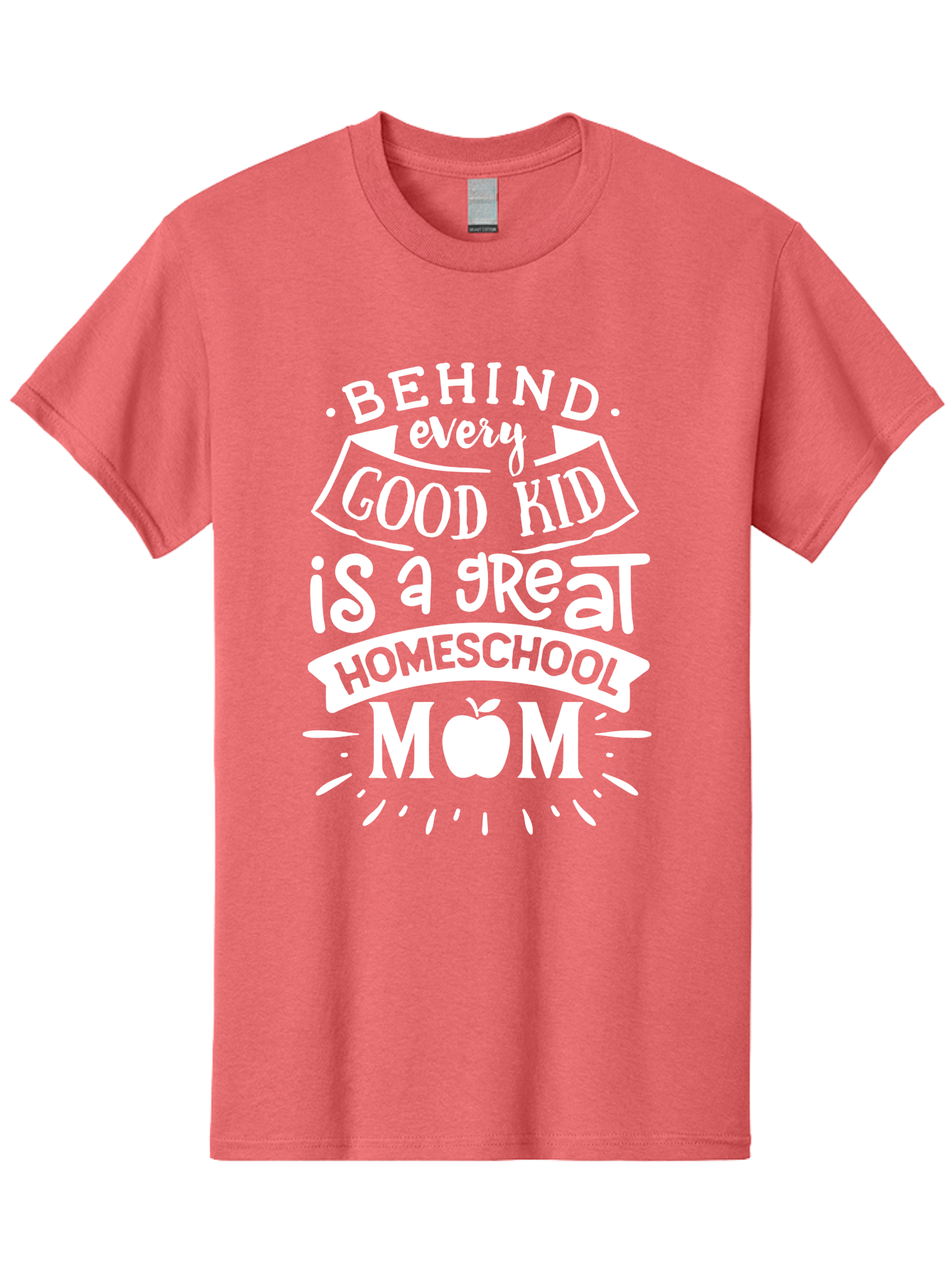 Behind-Every-Good-Kid-1 Men'S Graphic Tee, 100% Cotton, Comfortable Casual Summer Wear, Machine Washable, Homeschool Mom Appreciation, Proud Parent, Education Support, Homeschooling Journey, Dedicated Mother, Behind Every Good Kid Aab313 7