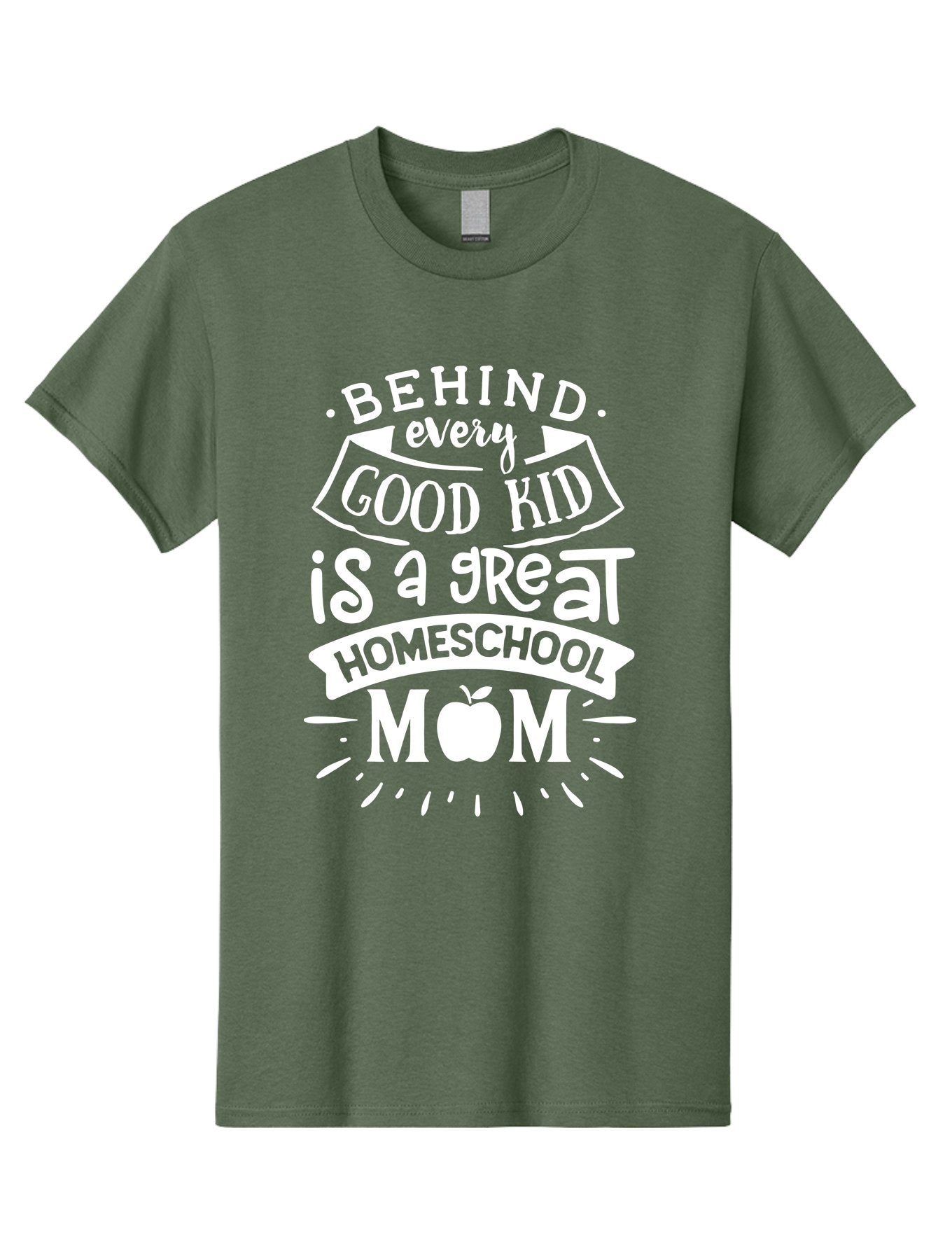 Behind-Every-Good-Kid-1 Men'S Graphic Tee, 100% Cotton, Comfortable Casual Summer Wear, Machine Washable, Homeschool Mom Appreciation, Proud Parent, Education Support, Homeschooling Journey, Dedicated Mother, Behind Every Good Kid Aab313 8
