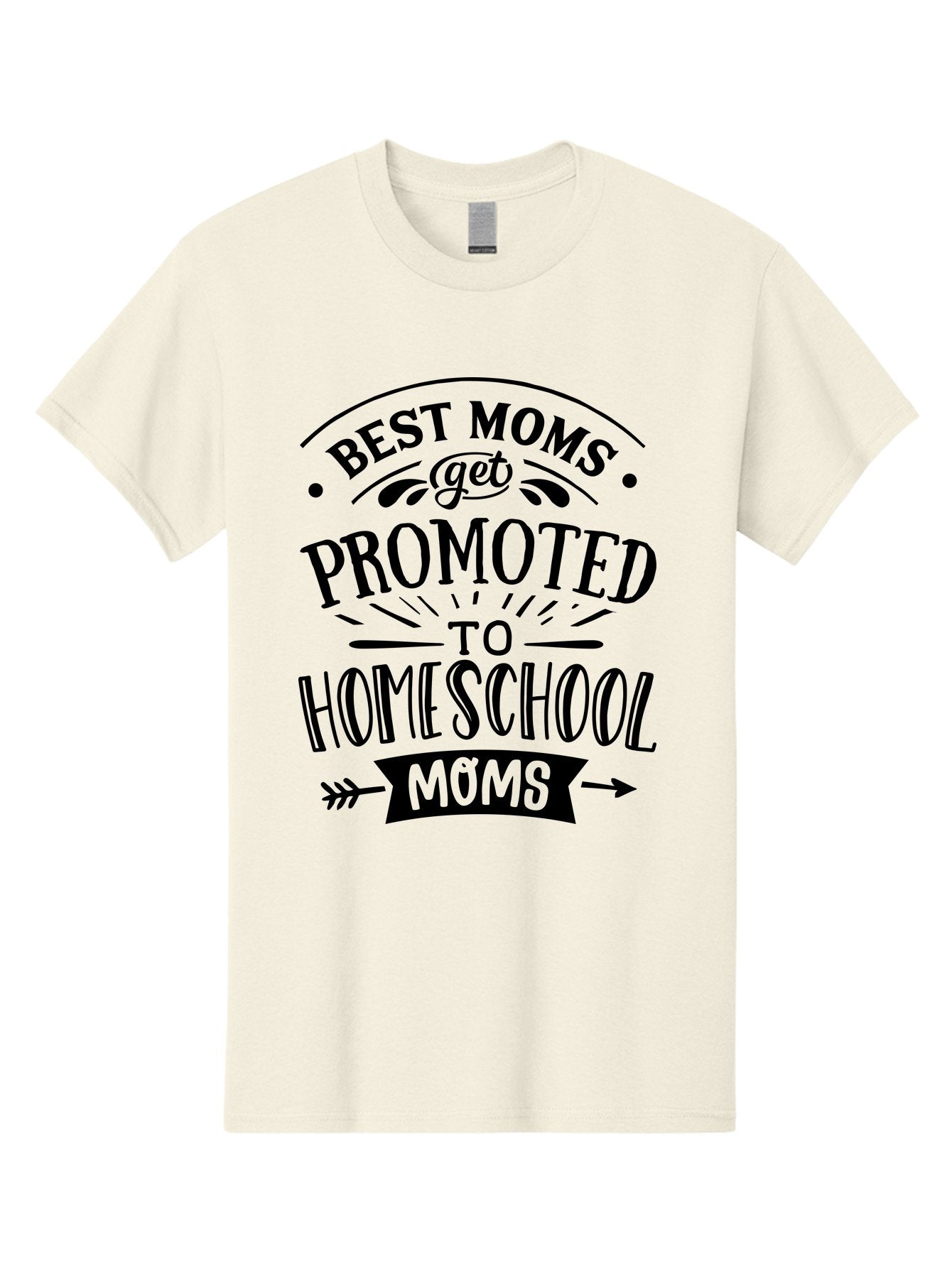 Best-Moms-Get-Promoted-To-Homeschool-Moms-1 Men'S Graphic Tee, 100% Cotton, Comfortable Casual Summer Wear, Machine Washable, Homeschool Mom, Best Mom, Parenting Humor, Educational Mom, Homeschooling Mom, Mother'S Day Gift, Mom'S Promotion, Aab320 4