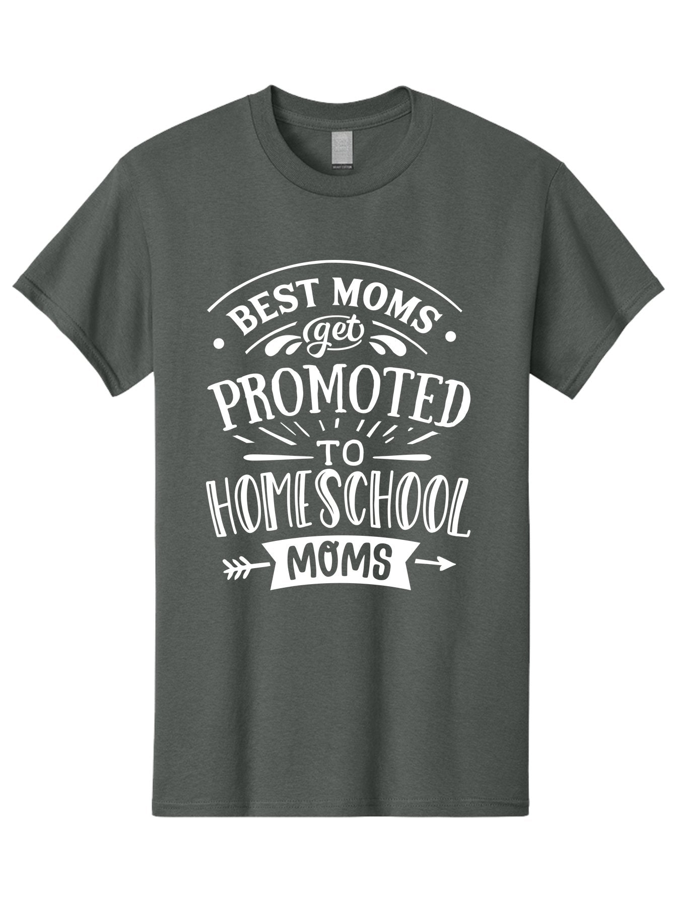 Best-Moms-Get-Promoted-To-Homeschool-Moms Men'S Graphic Tee, 100% Cotton, Comfortable Casual Summer Wear, Machine Washable, Homeschooling Mom, Best Mom, Mom Quotes, Homeschool Mom Quotes, Funny Mom Quotes, Mom Life, Parenting Humor, Aab321 11