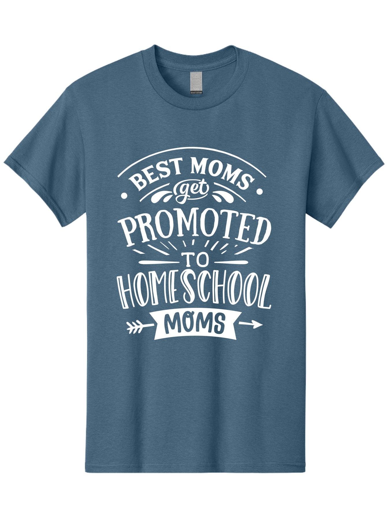 Best-Moms-Get-Promoted-To-Homeschool-Moms Men'S Graphic Tee, 100% Cotton, Comfortable Casual Summer Wear, Machine Washable, Homeschooling Mom, Best Mom, Mom Quotes, Homeschool Mom Quotes, Funny Mom Quotes, Mom Life, Parenting Humor, Aab321 10