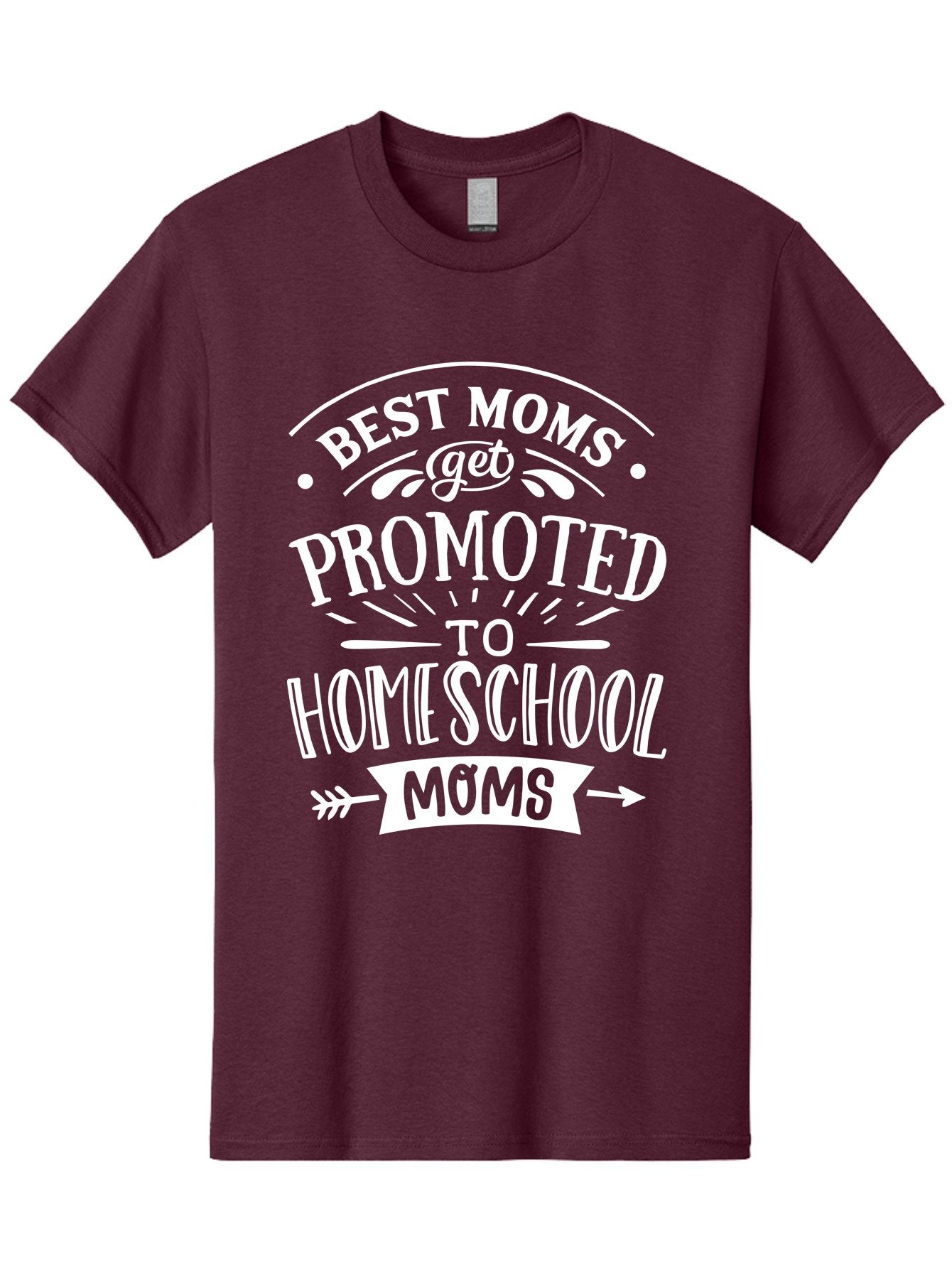 Best-Moms-Get-Promoted-To-Homeschool-Moms Men'S Graphic Tee, 100% Cotton, Comfortable Casual Summer Wear, Machine Washable, Homeschooling Mom, Best Mom, Mom Quotes, Homeschool Mom Quotes, Funny Mom Quotes, Mom Life, Parenting Humor, Aab321 6