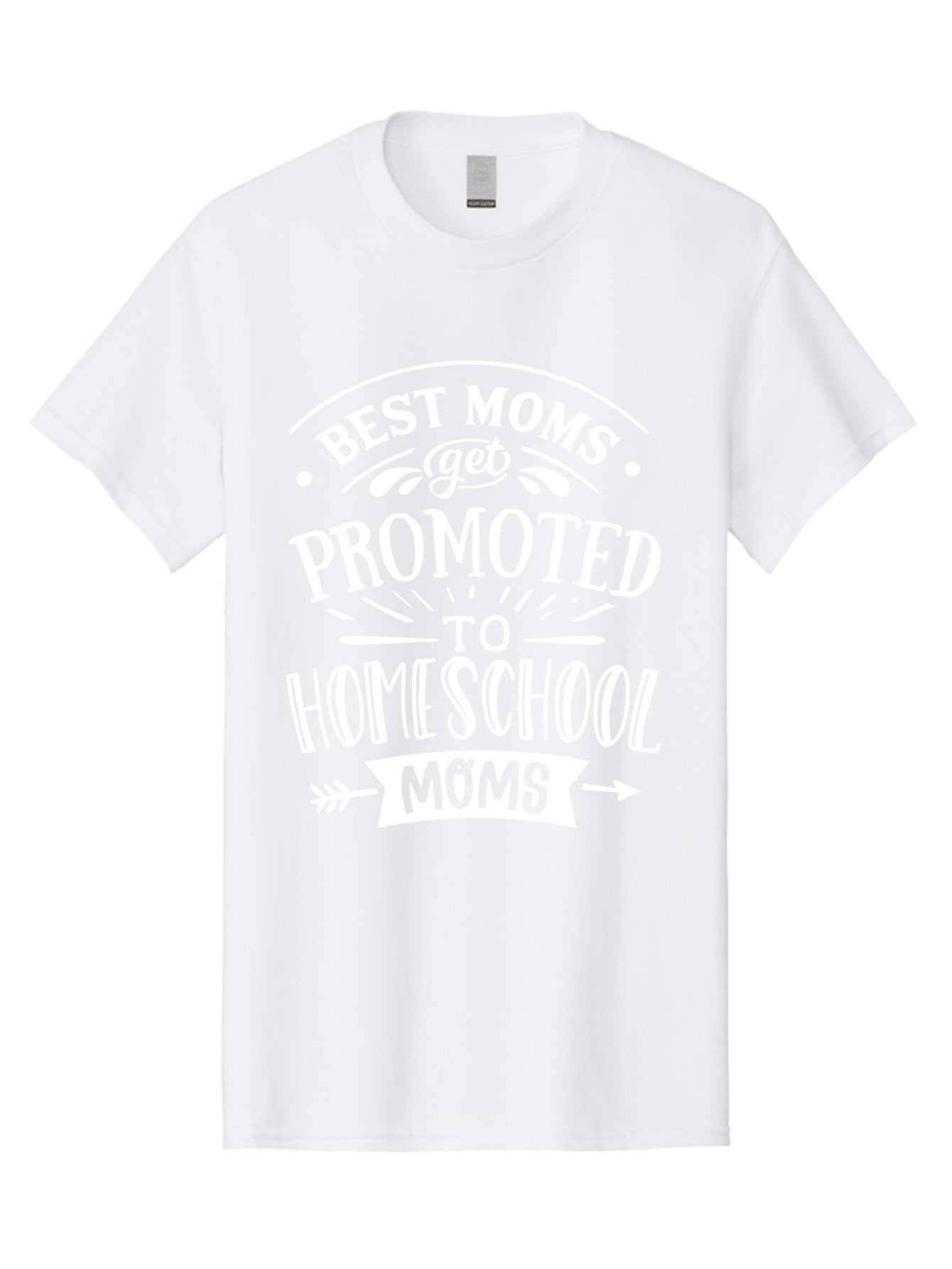 Best-Moms-Get-Promoted-To-Homeschool-Moms Men'S Graphic Tee, 100% Cotton, Comfortable Casual Summer Wear, Machine Washable, Homeschooling Mom, Best Mom, Mom Quotes, Homeschool Mom Quotes, Funny Mom Quotes, Mom Life, Parenting Humor, Aab321 3