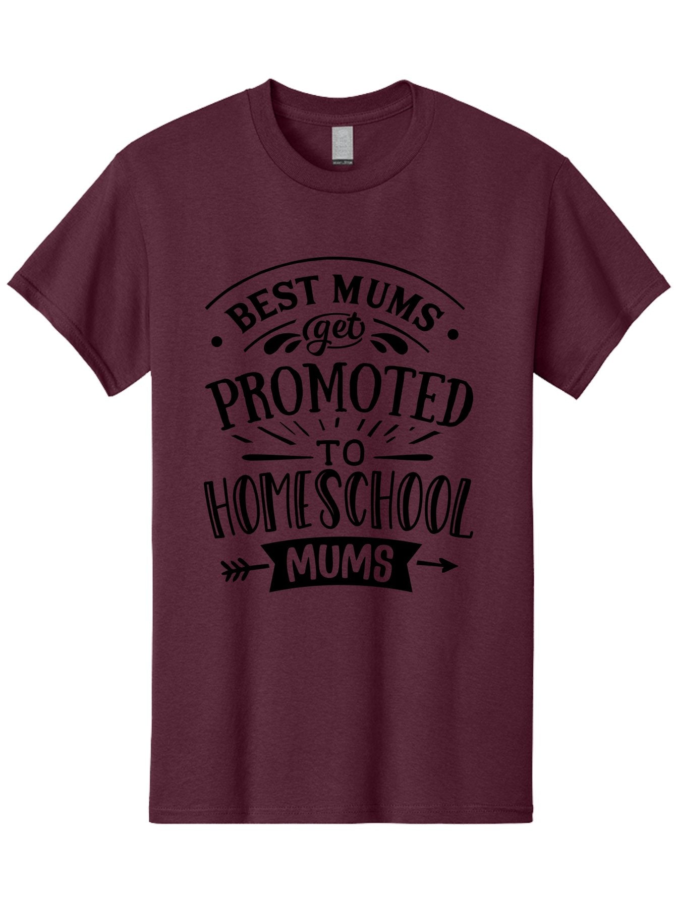 Best-Mums-Get-Promoted Men'S Graphic Tee, 100% Cotton, Comfortable Casual Summer Wear, Machine Washable, Homeschooling Moms, Parenting Quotes, Homeschool Mom Quotes, Funny Mom Quotes, Mom Appreciation, Motherhood, Homeschooling, Aab323 7