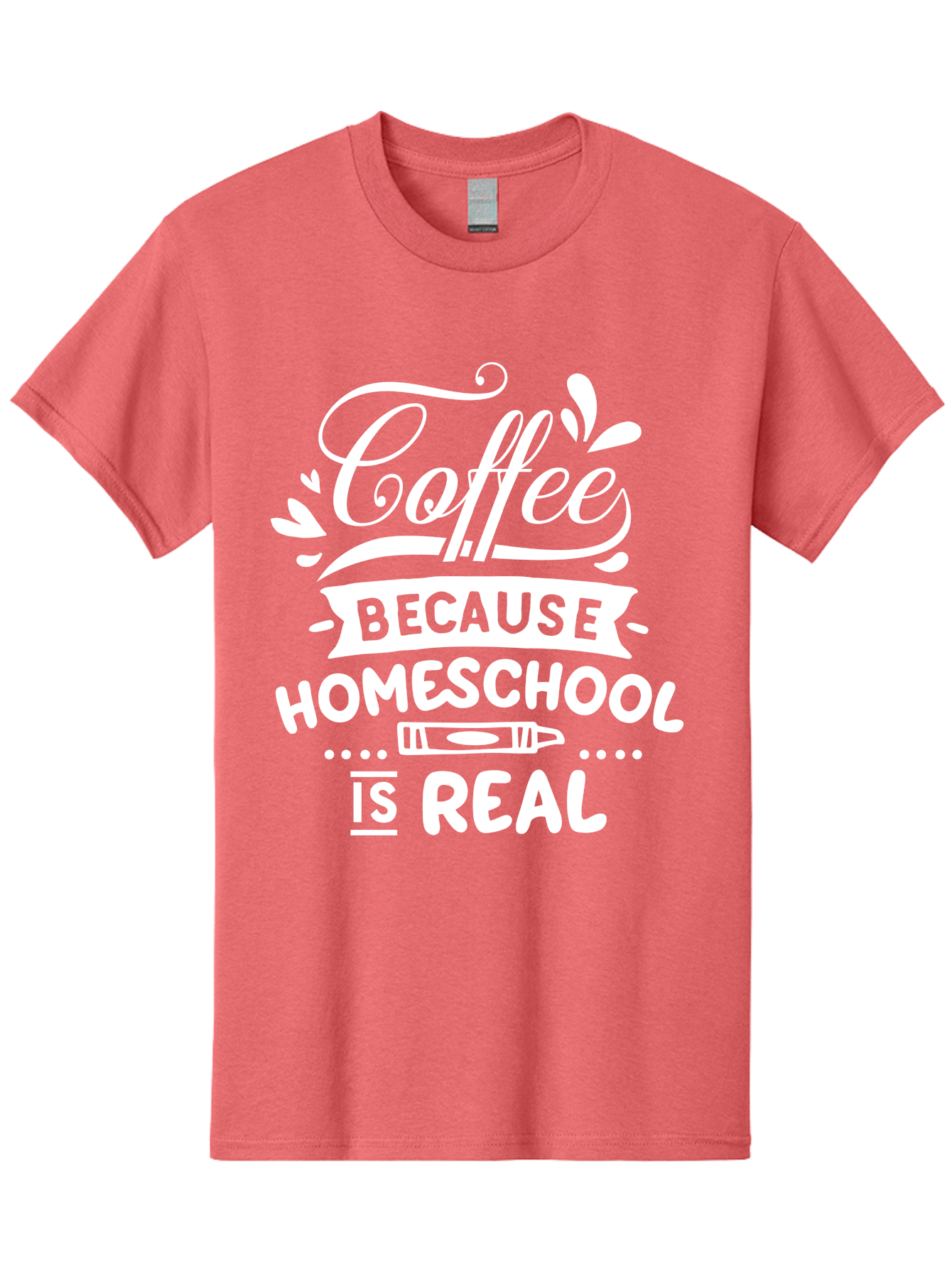 Coffee-Because-Homeschool-Is-Real-1 Men'S Graphic Tee, 100% Cotton, Comfortable Casual Summer Wear, Machine Washable, Homeschooling, Coffee Humor, Parenting Joke, Educational Quote, Teacher Humor, Coffee Lover, Homeschool Mom, Funny Saying Aab324 29