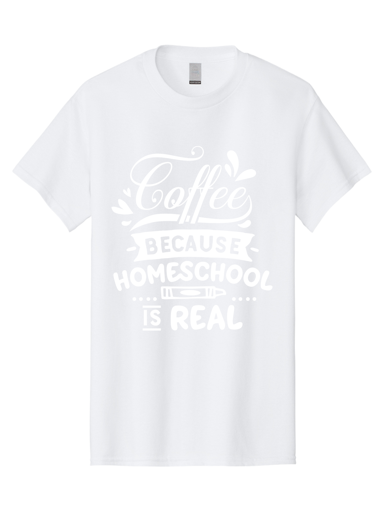 Coffee-Because-Homeschool-Is-Real-1 Men'S Graphic Tee, 100% Cotton, Comfortable Casual Summer Wear, Machine Washable, Homeschooling, Coffee Humor, Parenting Joke, Educational Quote, Teacher Humor, Coffee Lover, Homeschool Mom, Funny Saying Aab324 27