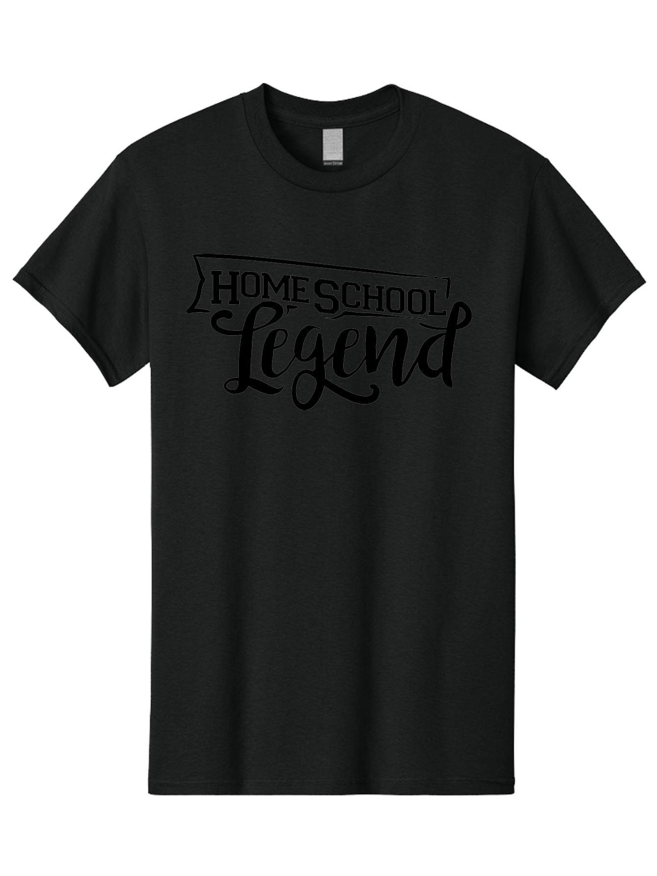 Home-School-Legend Men'S Graphic Tee, 100% Cotton, Comfortable Casual Summer Wear, Machine Washable, Home School Legend, Homeschooling, Personalized Learning, Custom Education, Educational Excellence, Homeschool Pride Aab332