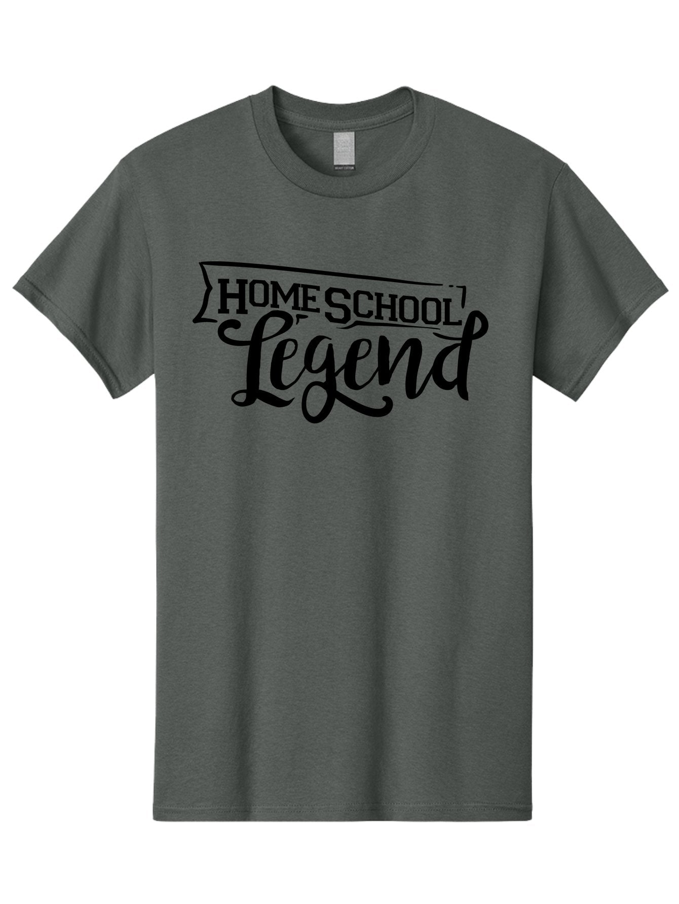 Home-School-Legend Men'S Graphic Tee, 100% Cotton, Comfortable Casual Summer Wear, Machine Washable, Home School Legend, Homeschooling, Personalized Learning, Custom Education, Educational Excellence, Homeschool Pride Aab332 6