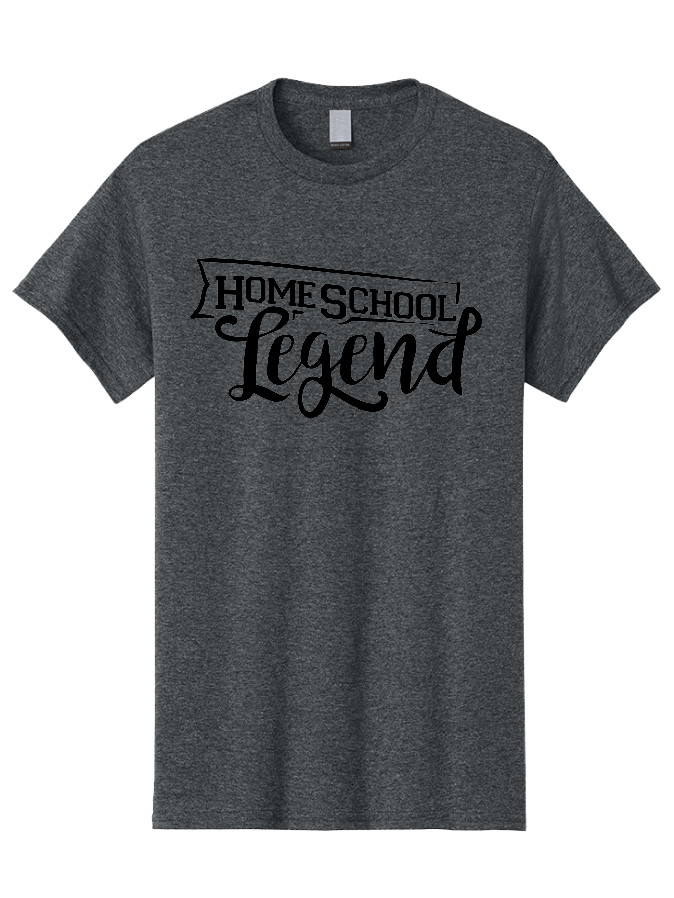 Home-School-Legend Men'S Graphic Tee, 100% Cotton, Comfortable Casual Summer Wear, Machine Washable, Home School Legend, Homeschooling, Personalized Learning, Custom Education, Educational Excellence, Homeschool Pride Aab332