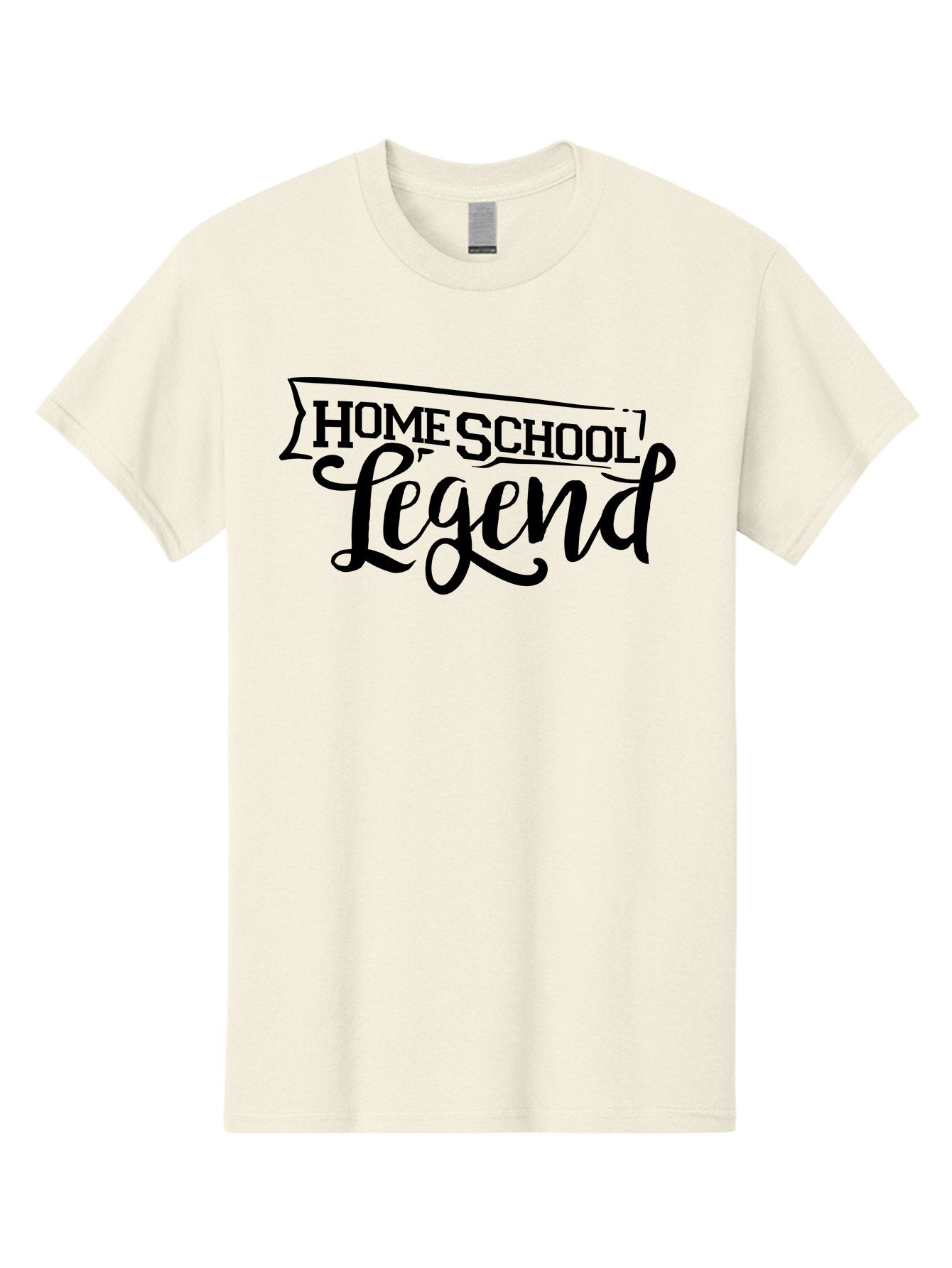Home-School-Legend Men'S Graphic Tee, 100% Cotton, Comfortable Casual Summer Wear, Machine Washable, Home School Legend, Homeschooling, Personalized Learning, Custom Education, Educational Excellence, Homeschool Pride Aab332