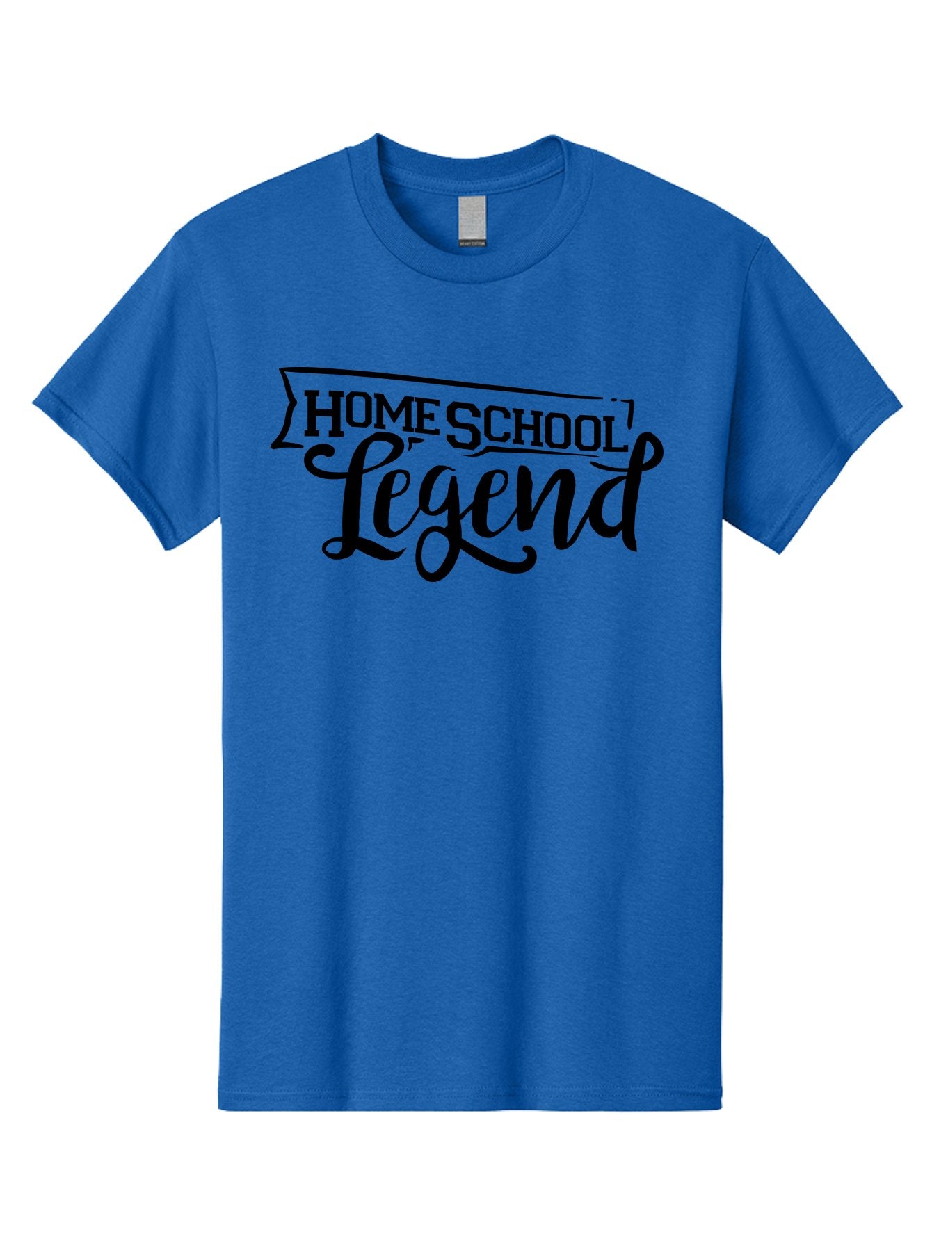 Home-School-Legend Men'S Graphic Tee, 100% Cotton, Comfortable Casual Summer Wear, Machine Washable, Home School Legend, Homeschooling, Personalized Learning, Custom Education, Educational Excellence, Homeschool Pride Aab332