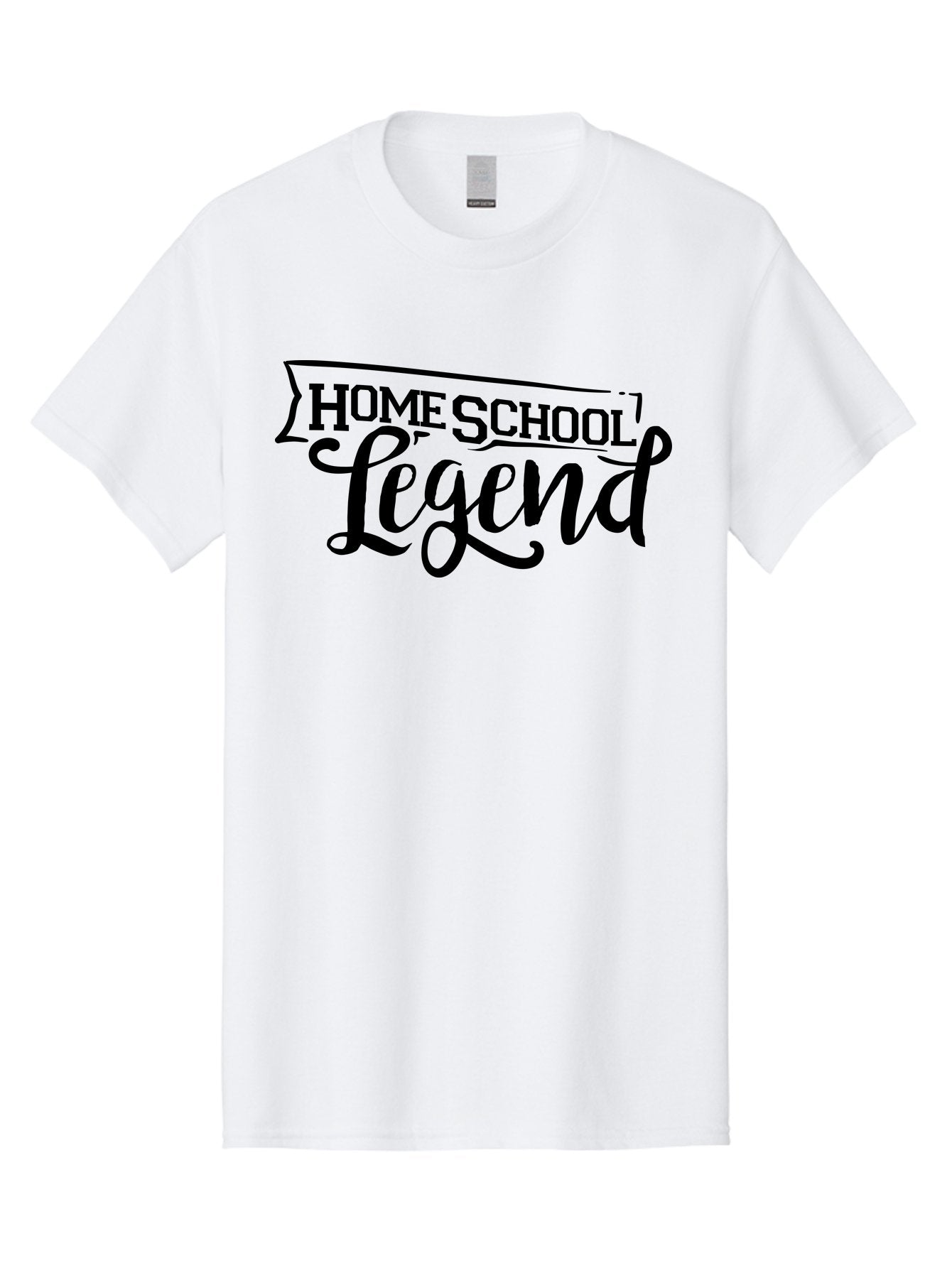 Home-School-Legend Men'S Graphic Tee, 100% Cotton, Comfortable Casual Summer Wear, Machine Washable, Home School Legend, Homeschooling, Personalized Learning, Custom Education, Educational Excellence, Homeschool Pride Aab332 11