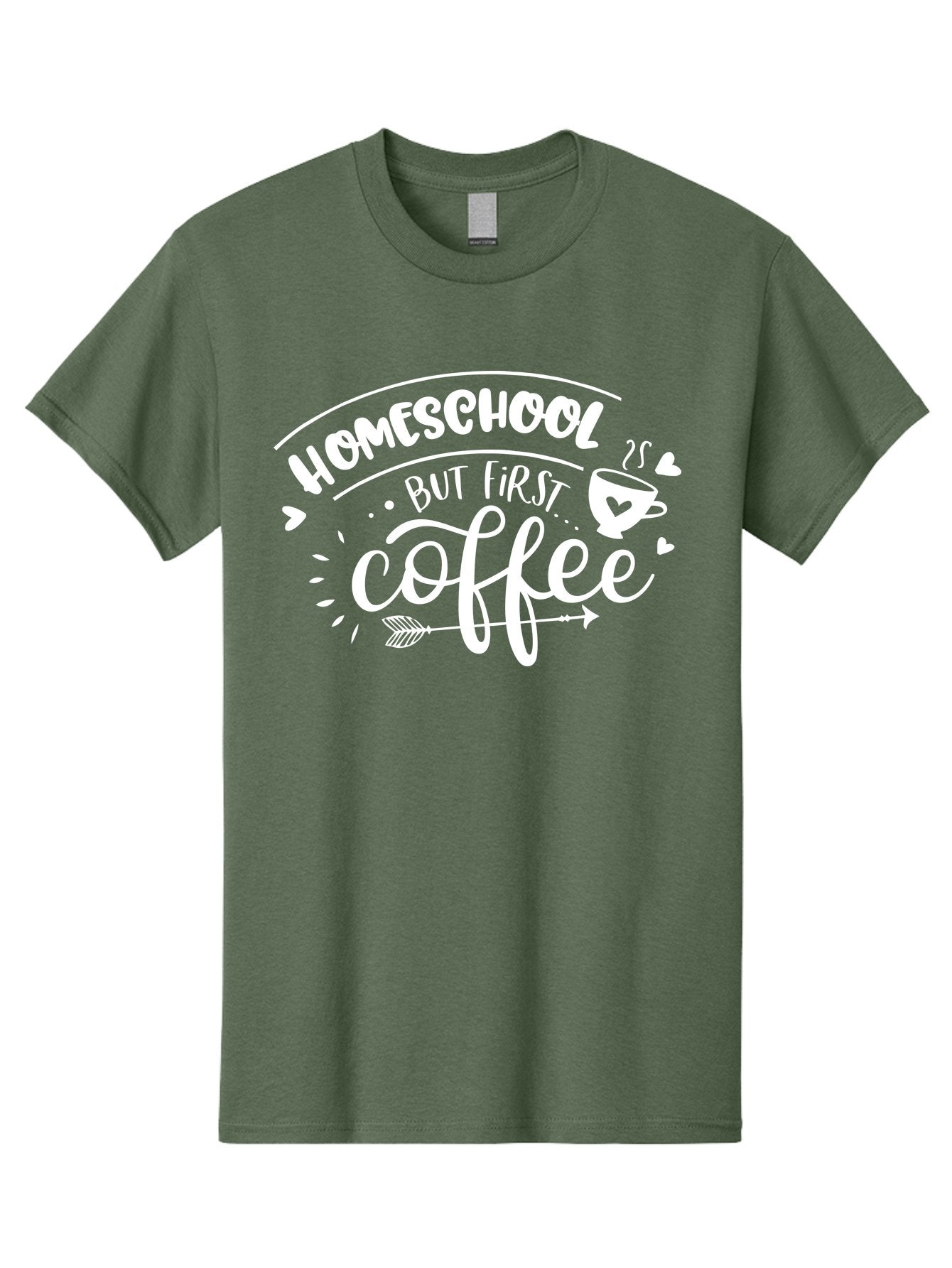 Homeschool-But-First-Coffee Men'S Graphic Tee, 100% Cotton, Comfortable Casual Summer Wear, Machine Washable, Homeschool Humor, Coffee Lover, Homeschooling Parents, Funny Quote, Morning Motivation, Coffee Fueled, Parenting Life, Aab335 12
