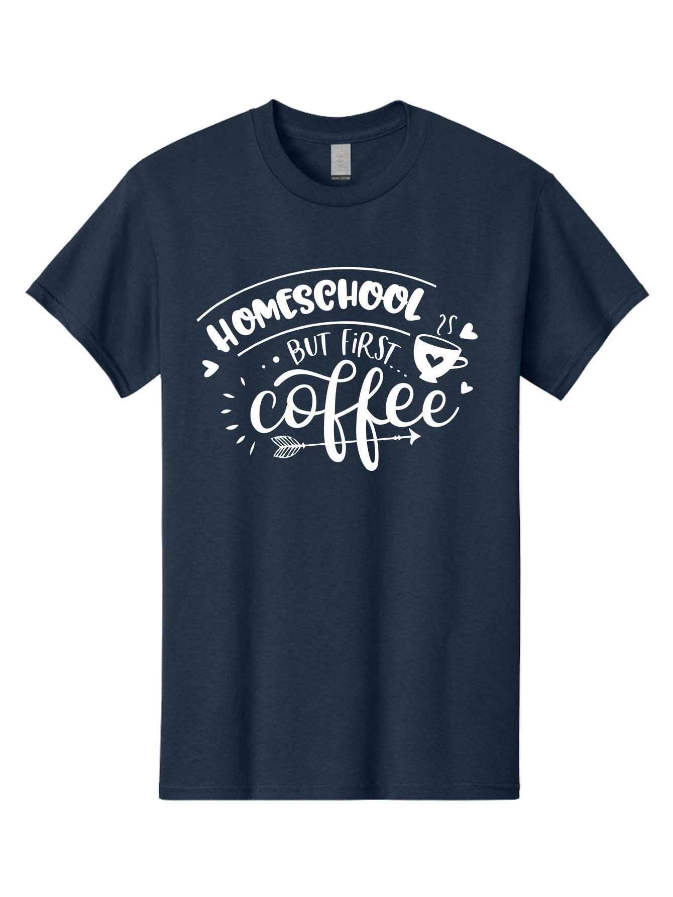 Homeschool-But-First-Coffee Men'S Graphic Tee, 100% Cotton, Comfortable Casual Summer Wear, Machine Washable, Homeschool Humor, Coffee Lover, Homeschooling Parents, Funny Quote, Morning Motivation, Coffee Fueled, Parenting Life, Aab335 6