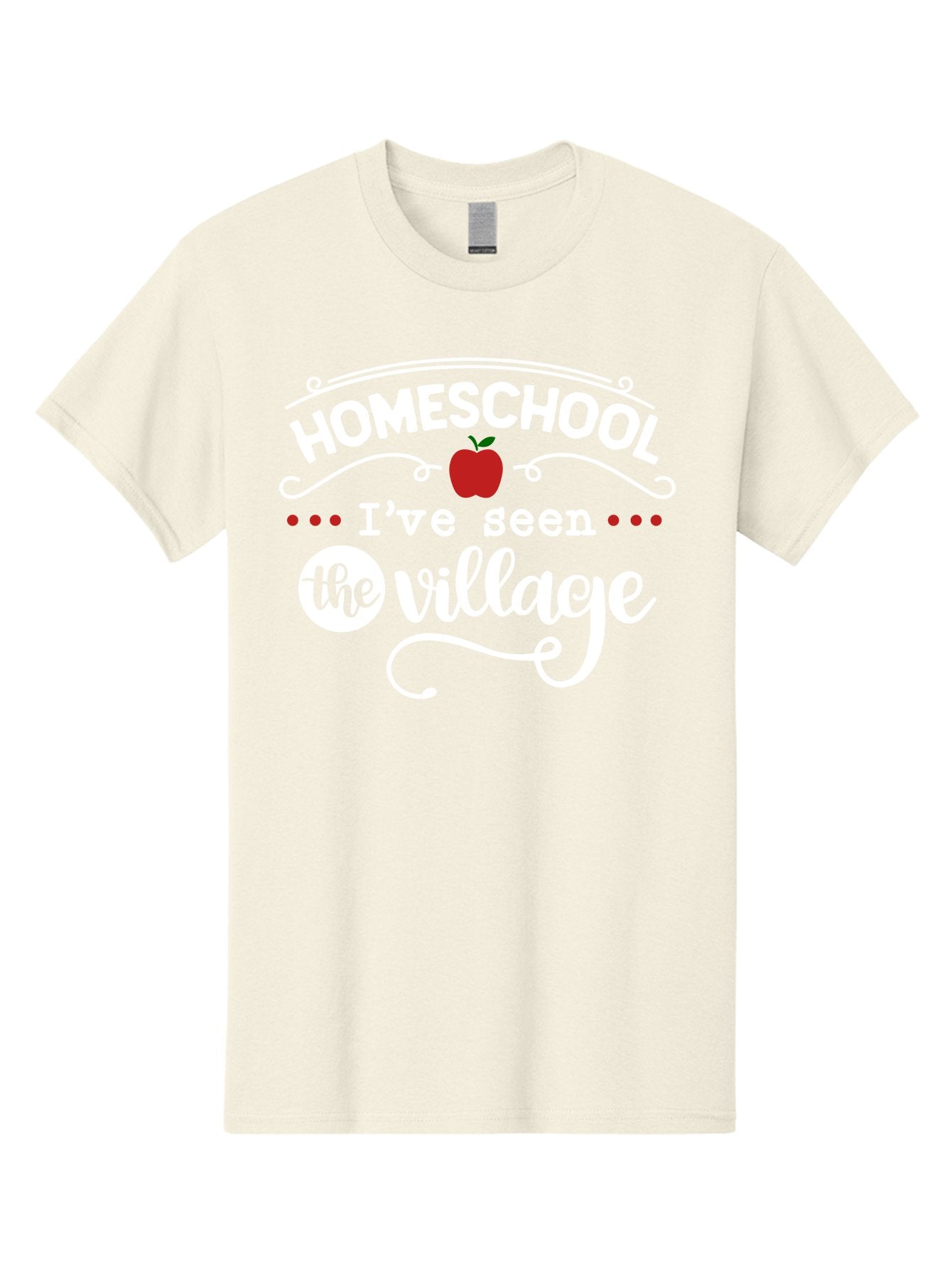 Homeschool-I-Ve-Seen-The-Village-2 Men'S Graphic Tee, 100% Cotton, Comfortable Casual Summer Wear, Machine Washable, Homeschool, Alternative Education, Village Community, Personalized Learning, Homeschooling Parents, Educational Freedom, Aab343 10