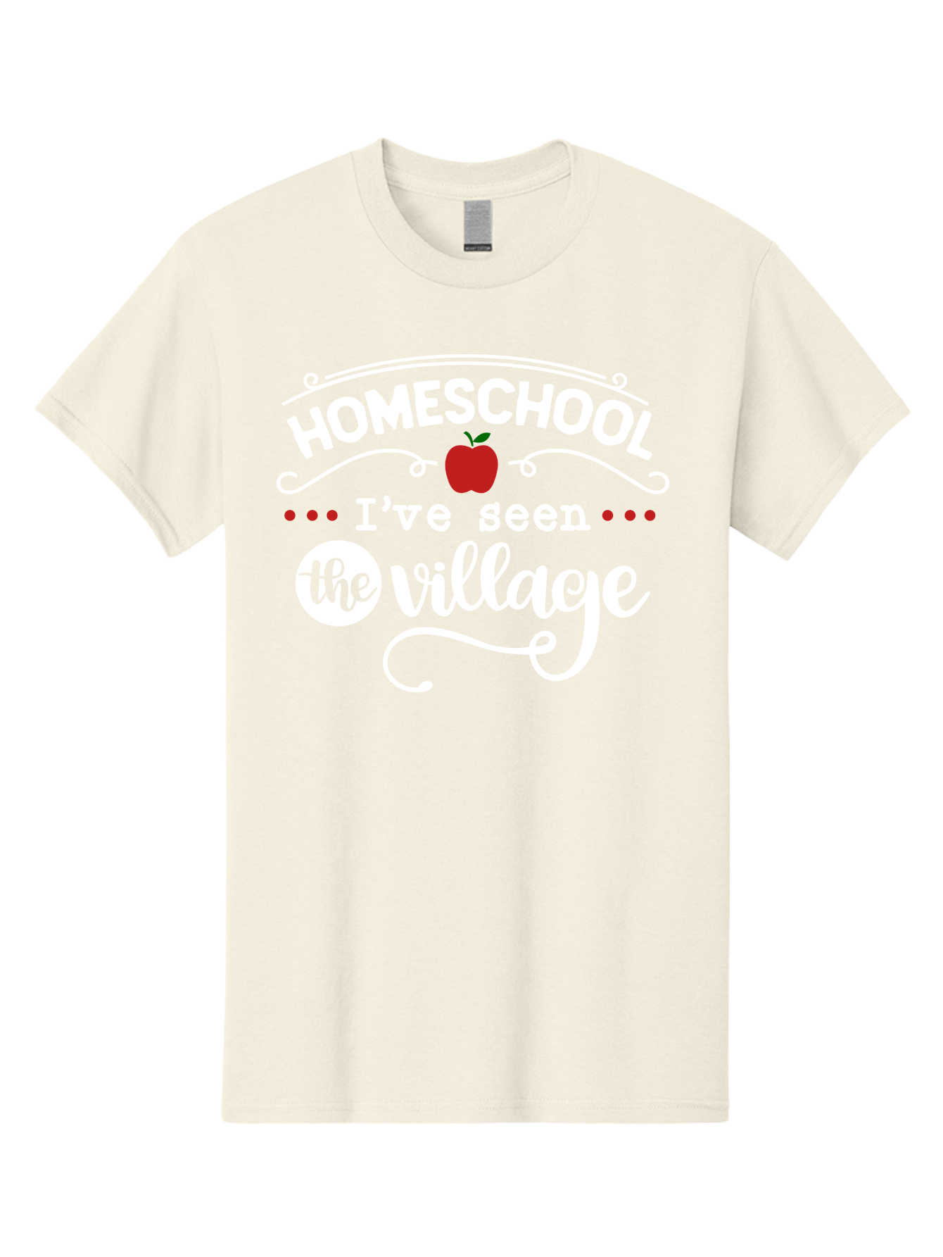 Homeschool-I-Ve-Seen-The-Village-2 Men'S Graphic Tee, 100% Cotton, Comfortable Casual Summer Wear, Machine Washable, Homeschool, Alternative Education, Village Community, Personalized Learning, Homeschooling Parents, Educational Freedom, Aab343 27