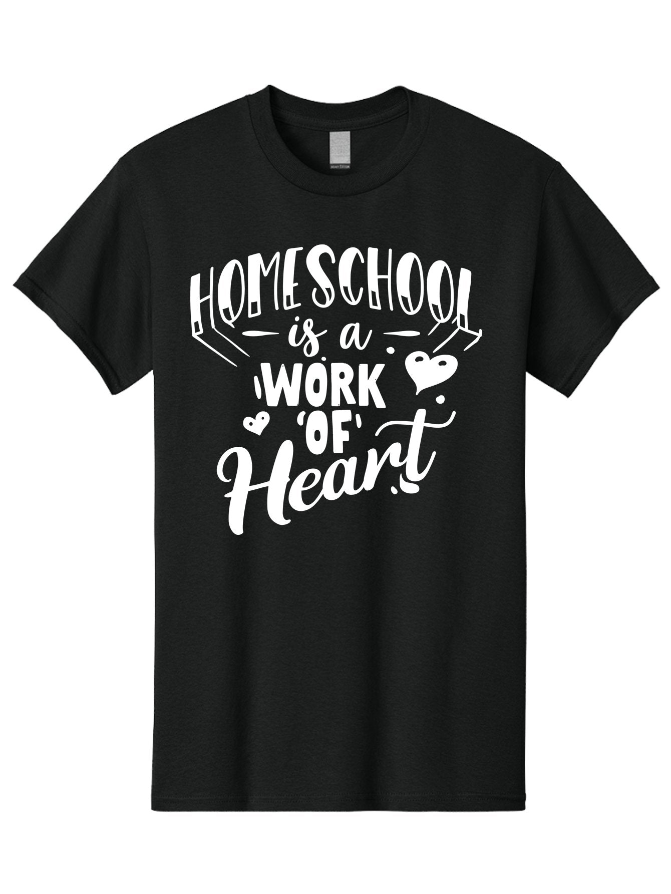 Homeschool-Is-A-Work-Of-Heart Men'S Graphic Tee, 100% Cotton, Comfortable Casual Summer Wear, Machine Washable, Homeschool, Work Of Heart, Education, Learning, Parenting, Homeschooling, Dedication, Love, Passion Aab350 15