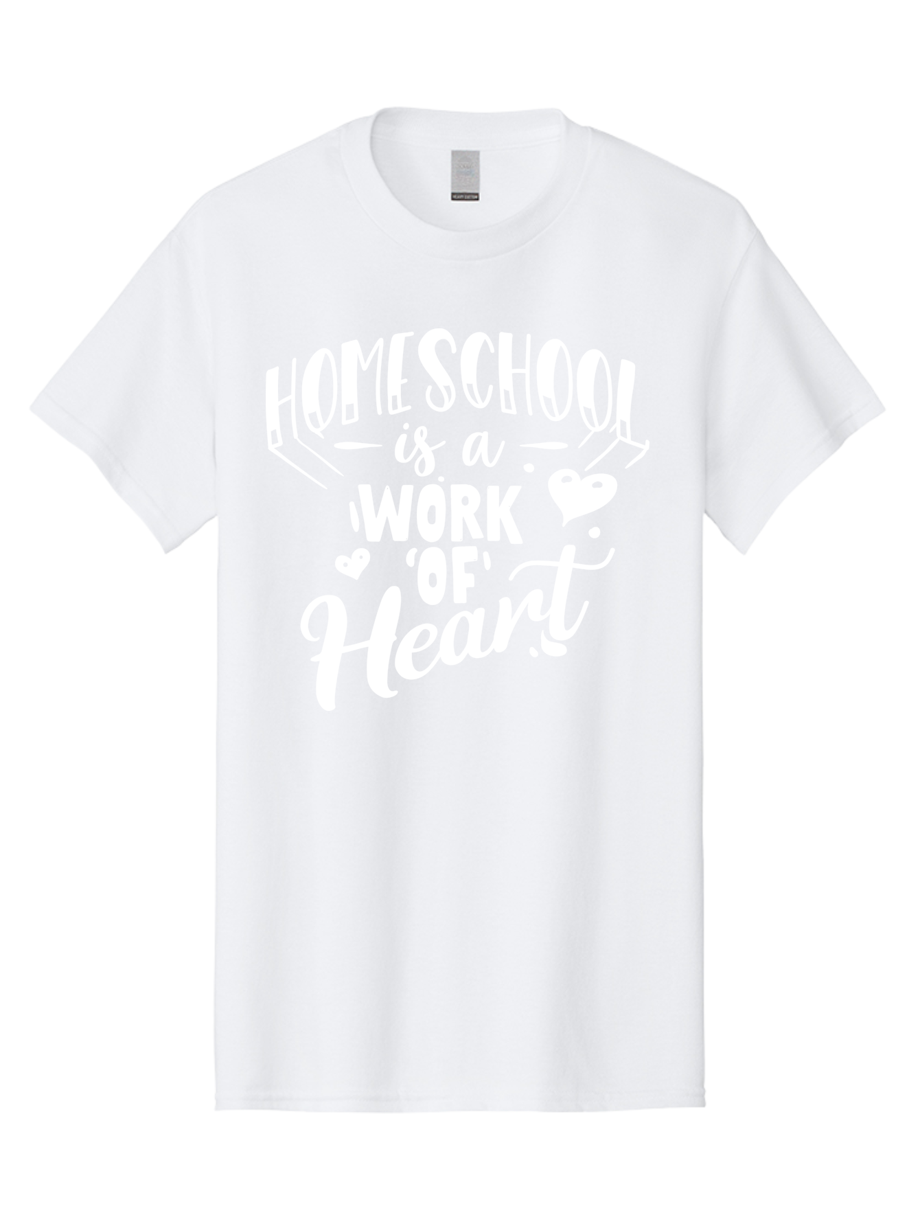 Homeschool-Is-A-Work-Of-Heart Men'S Graphic Tee, 100% Cotton, Comfortable Casual Summer Wear, Machine Washable, Homeschool, Work Of Heart, Education, Learning, Parenting, Homeschooling, Dedication, Love, Passion Aab350 29
