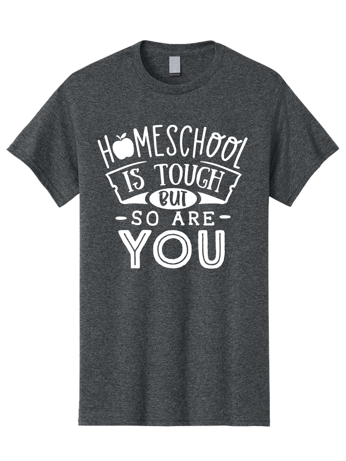 Homeschool-Is-Tough-But-So-Are-You-1 Men'S Graphic Tee, 100% Cotton, Comfortable Casual Summer Wear, Machine Washable, Homeschool Inspiration, Motivational Quote, Educational Support, Parenting Encouragement, Tough Homeschooling, Aab353 8